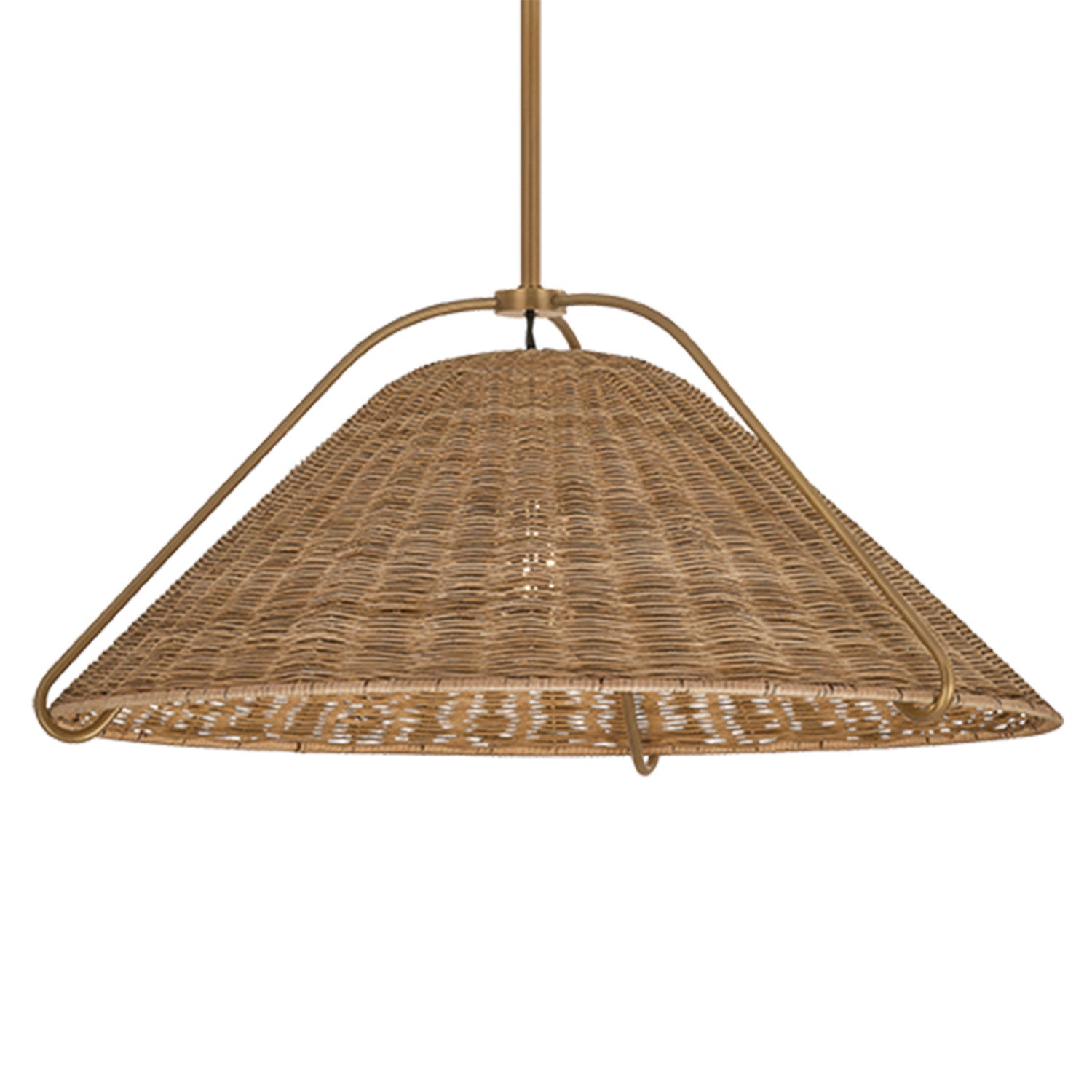 Troy Lighting Richard Patina Brass Pendant