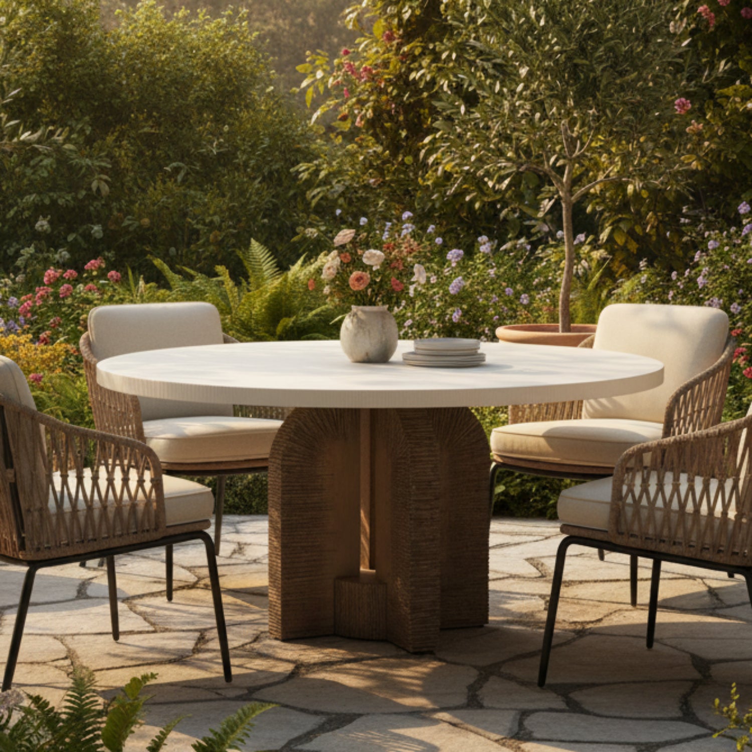 Arteriors Orba Outdoor Dining Table