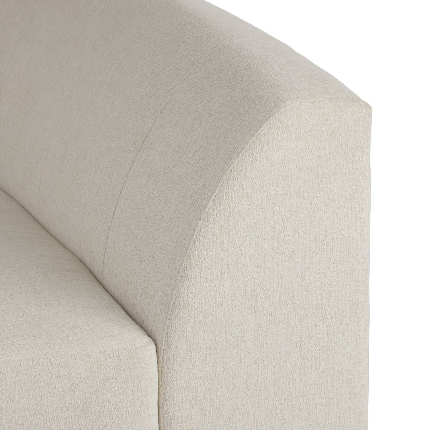 Arteriors Islander Vanilla Performance Boucle Left Sofa