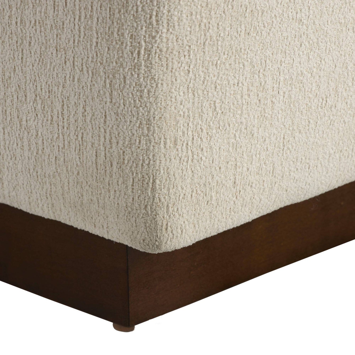 Arteriors Islander Vanilla Performance Boucle Right Sofa