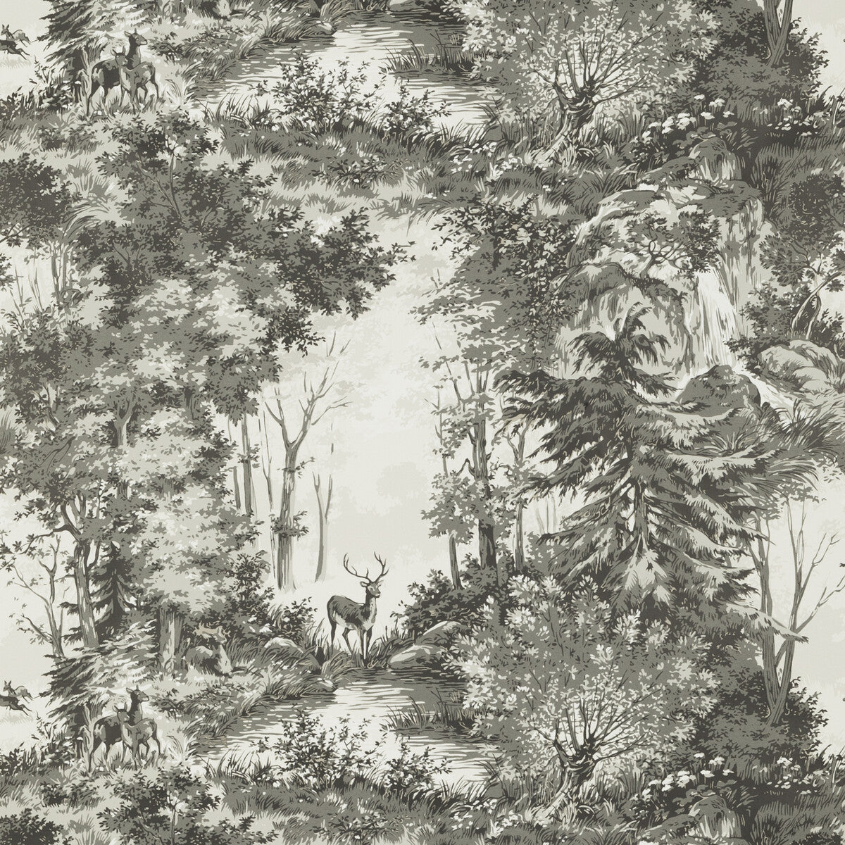 Mulberry Torridon Woodsmoke Wallpaper