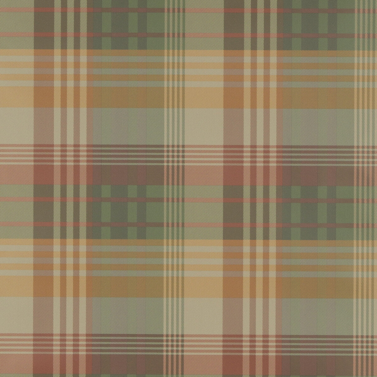 Mulberry Mulberry Ancient Tartan Spice Wallpaper