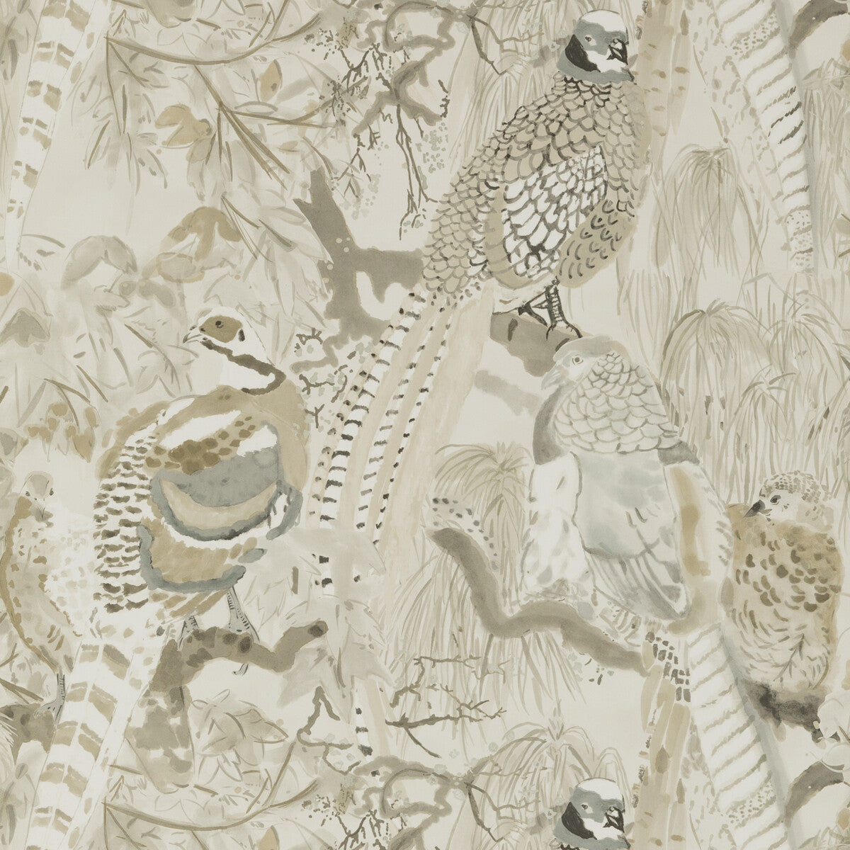 Mulberry Game Birds Stone Wallpaper