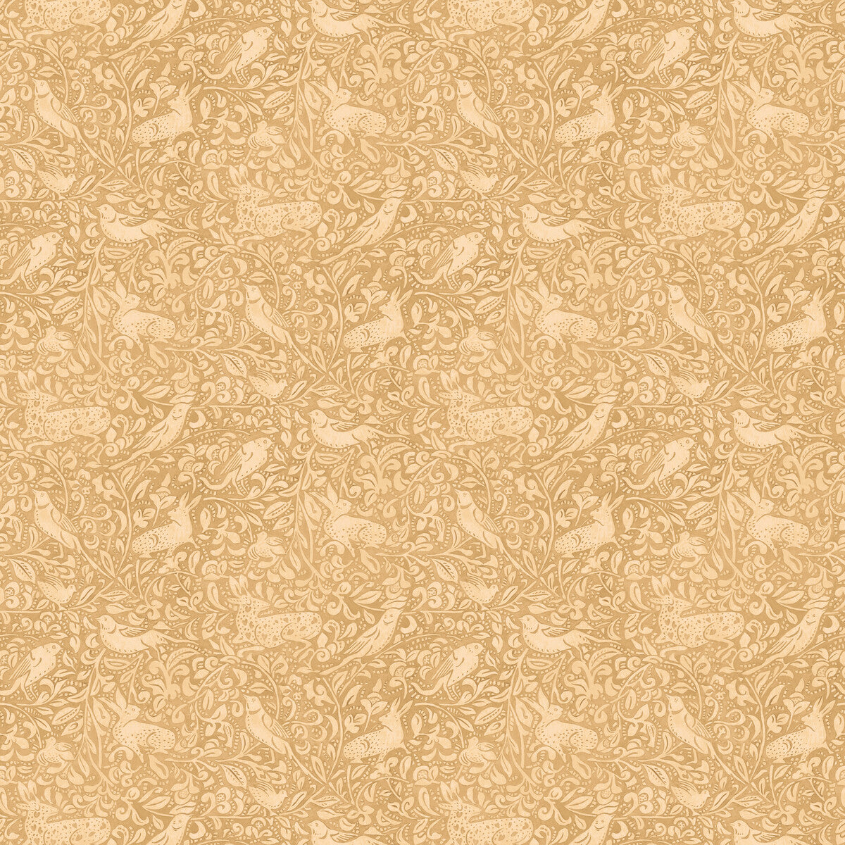 Mulberry Hedgerow Parchment Wallpaper