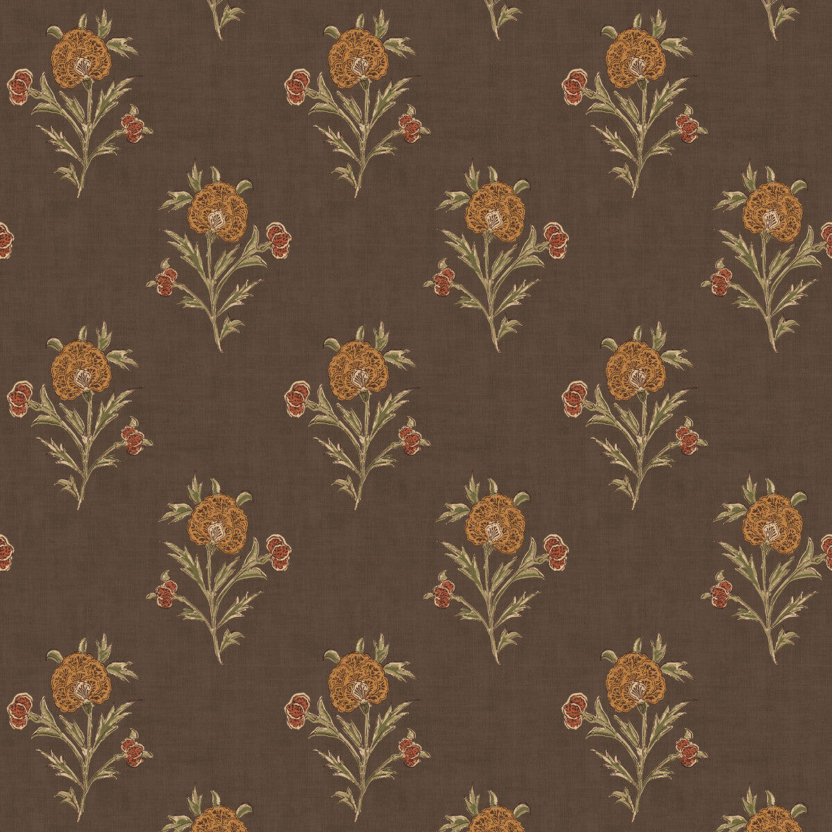 Mulberry Somerton Espresso Wallpaper