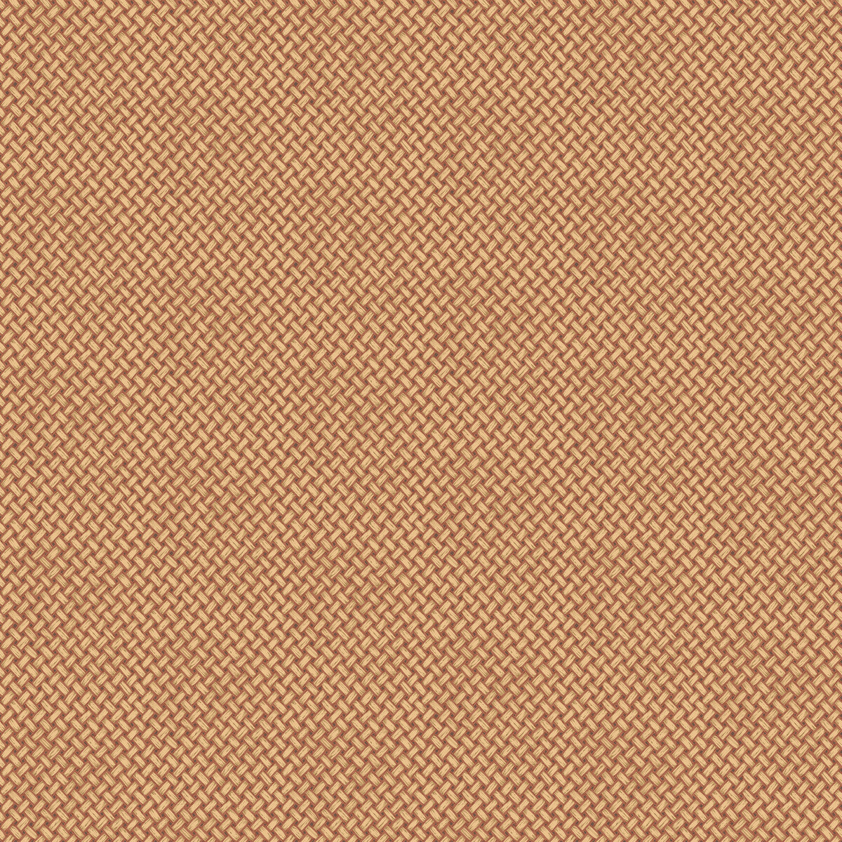 Mulberry Basketweave Russet Wallpaper