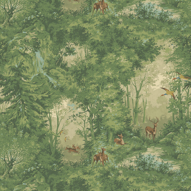 Mulberry Mulberry Woodland Spring Wallpaper