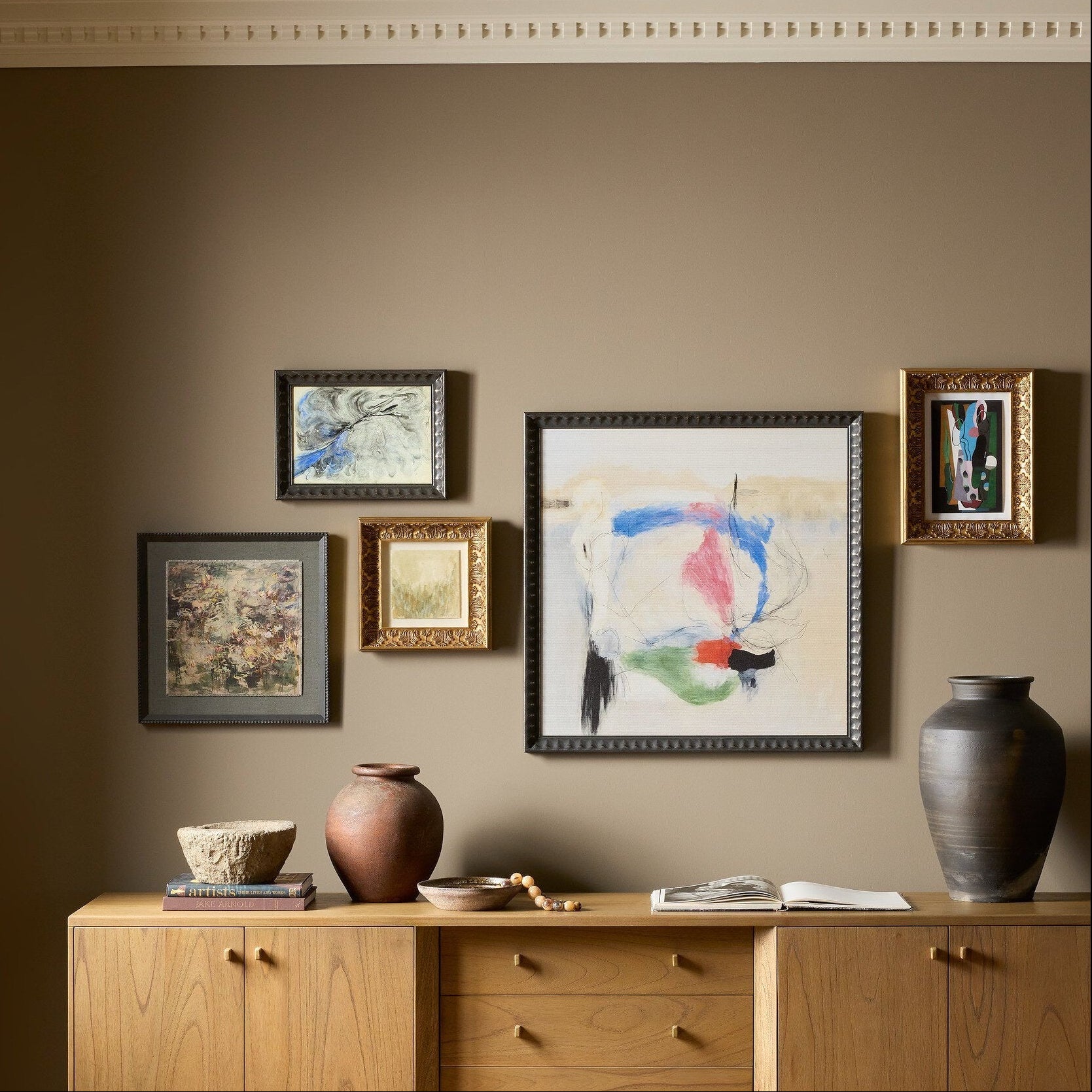 Four Hands x Georges Valmier Les Tulipes Fresh Framed Art detail view