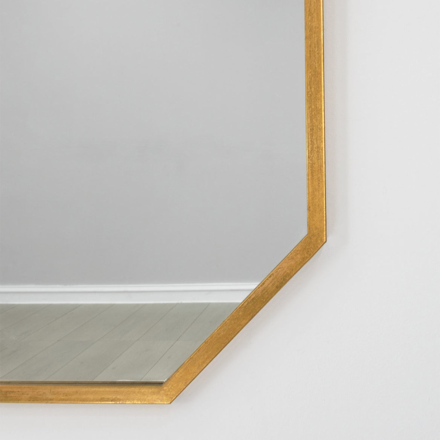 Transitional Metal Wall Mirror