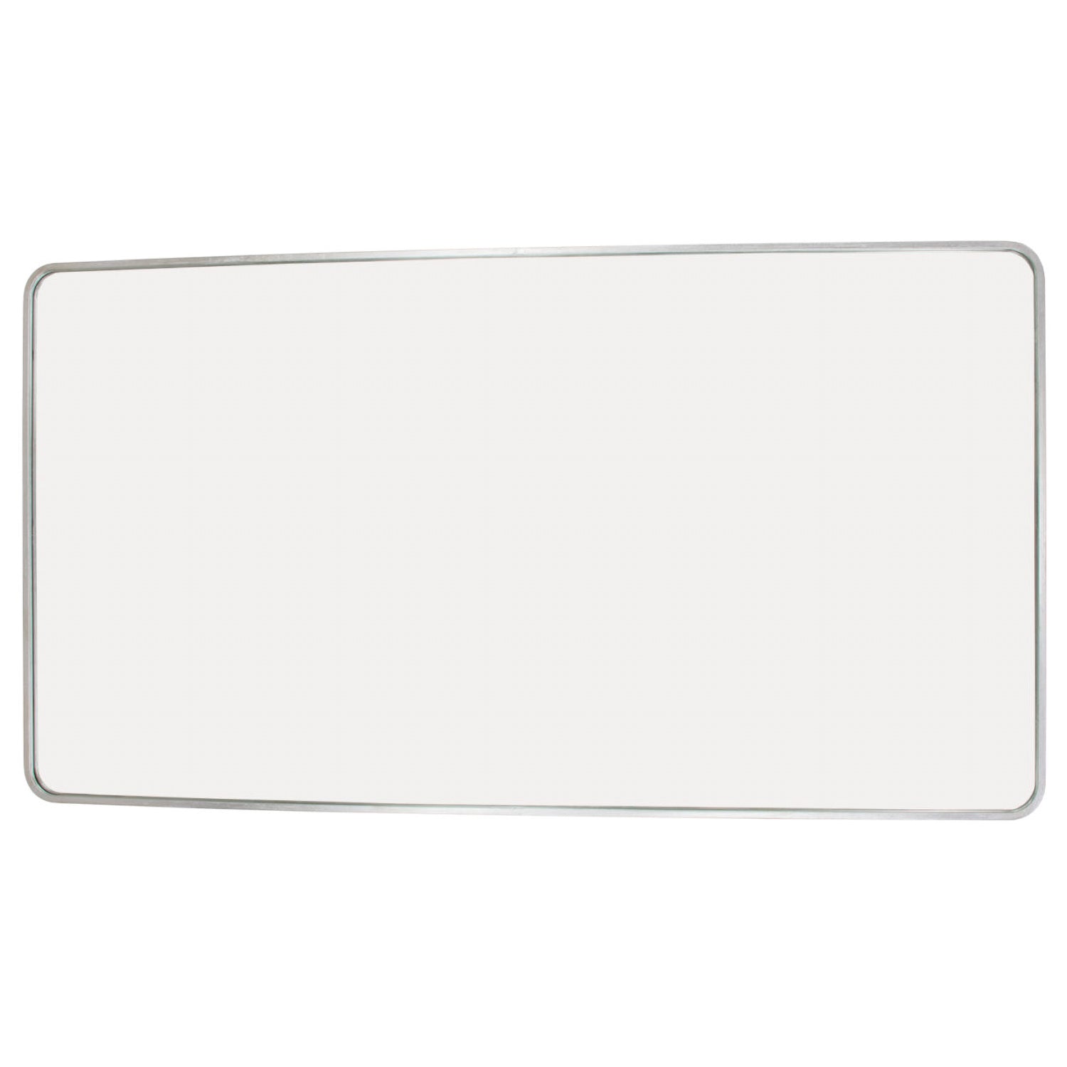 Rounded Corner Large Rectangular Wall Mirror