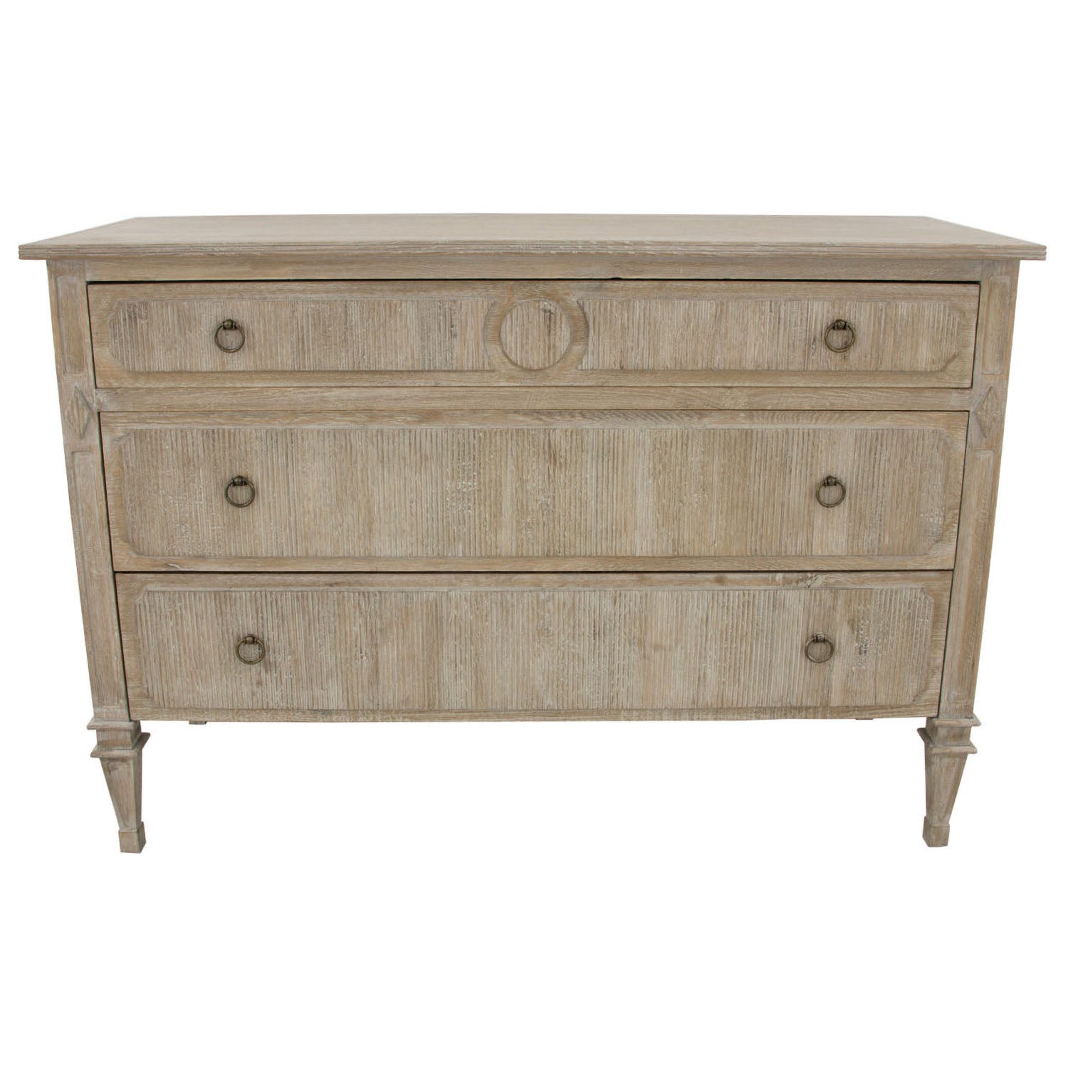 Oak Large Accent Table