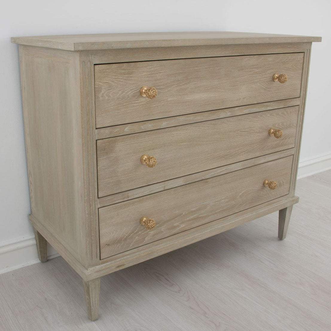 Simple Three Drawer Chest