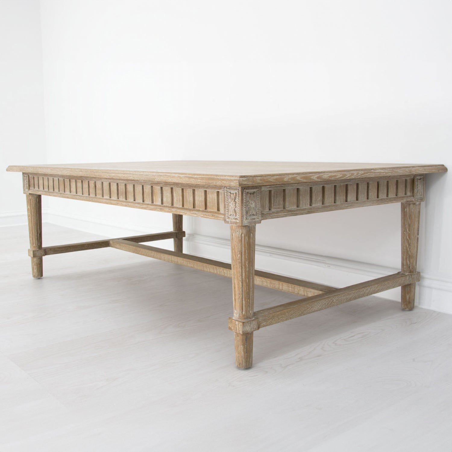 Carved Natural Coffee Table