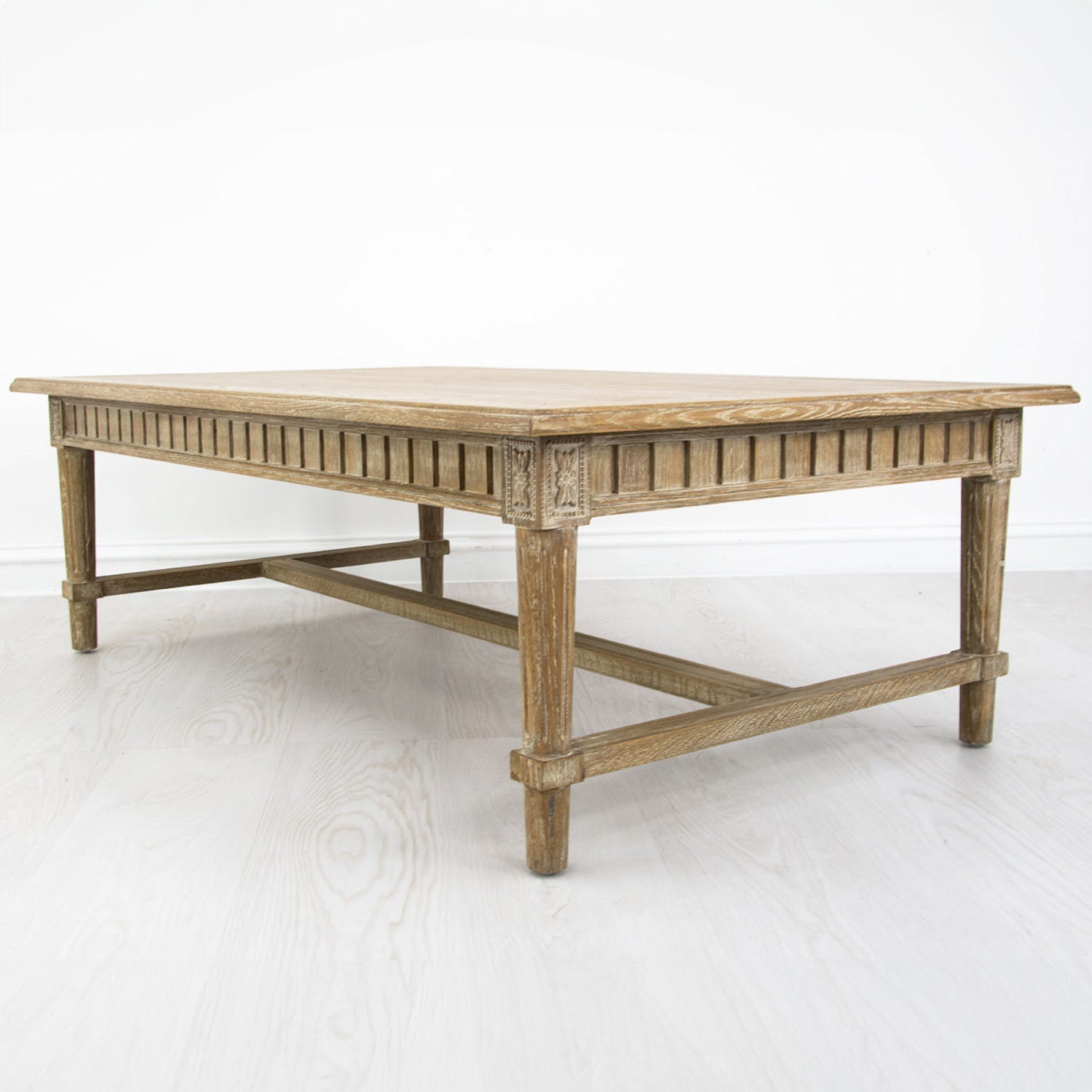 Carved Natural Coffee Table