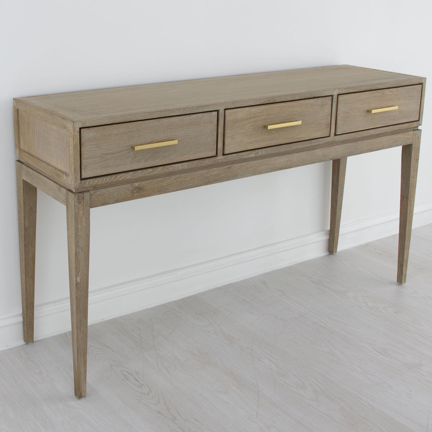 Traditional Natural Console Table