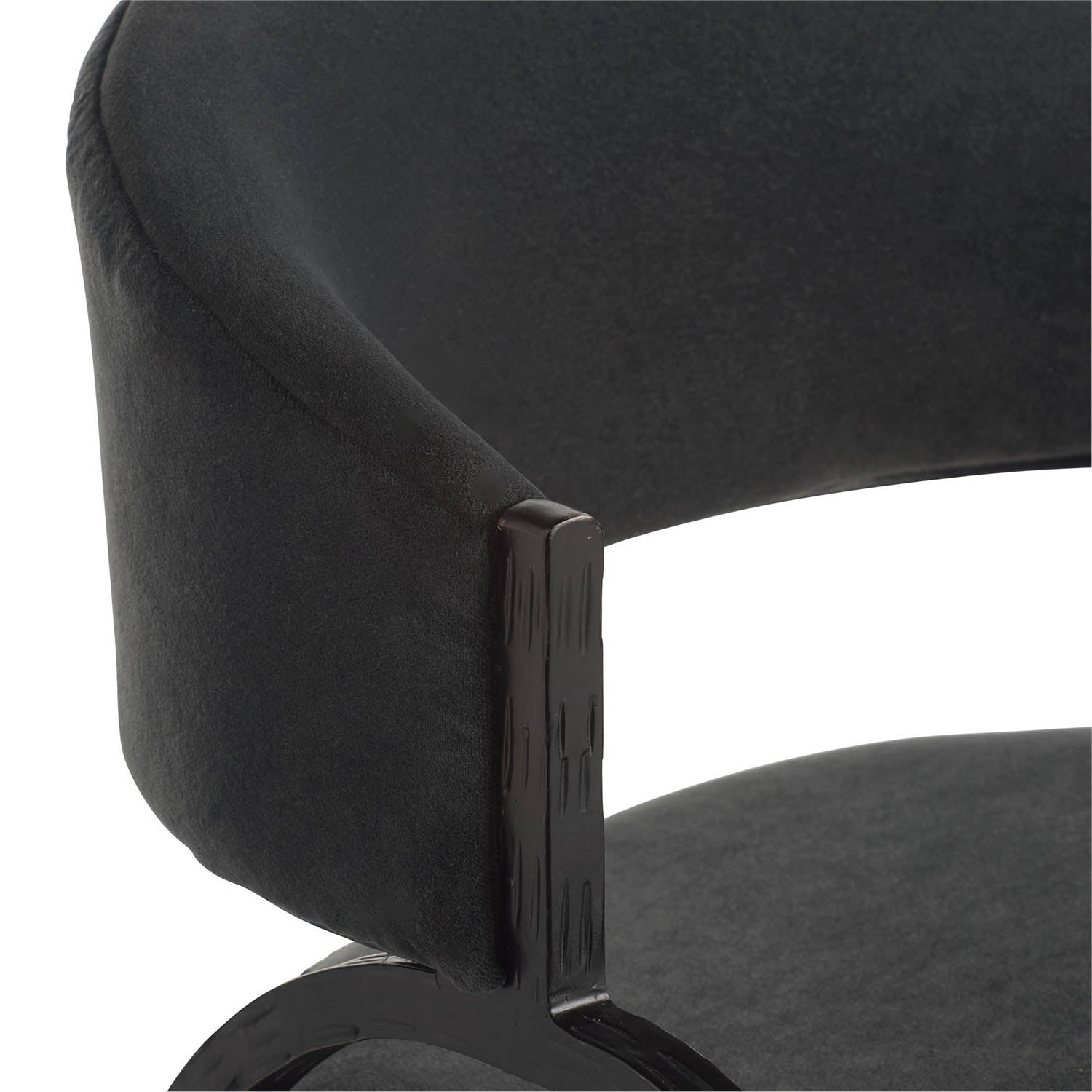 Arteriors Bahati Midnight Gray Chair