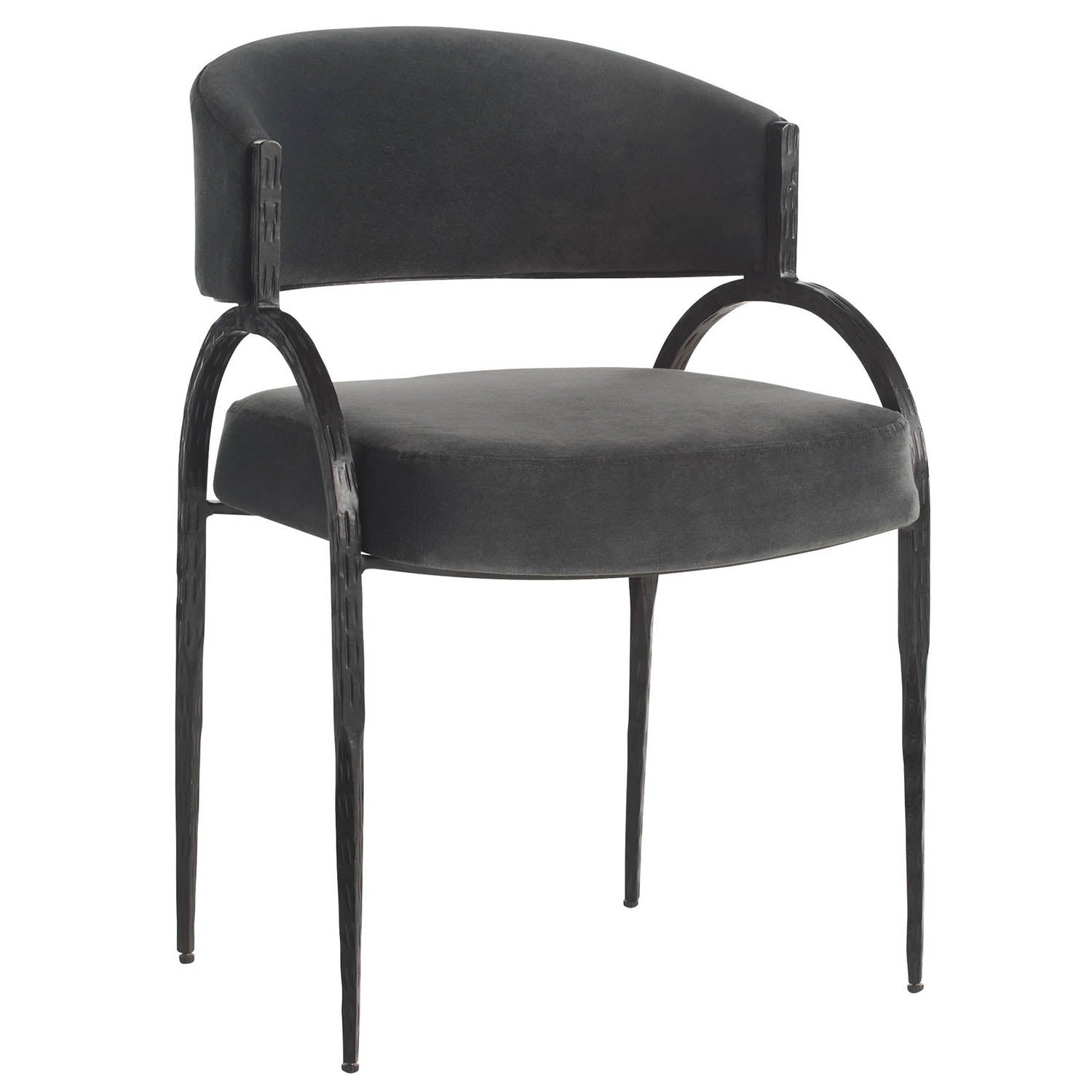 Arteriors Bahati Midnight Gray Chair