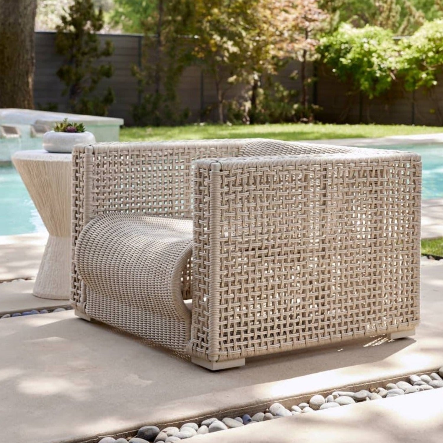 Arteriors Guidry Outdoor Lounge Chair