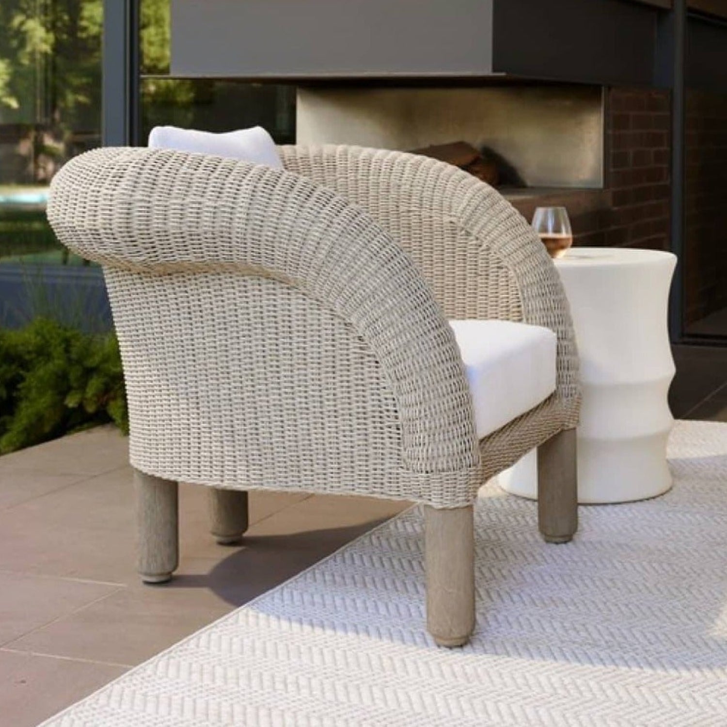 Arteriors Fielder Outdoor Lounge Chair