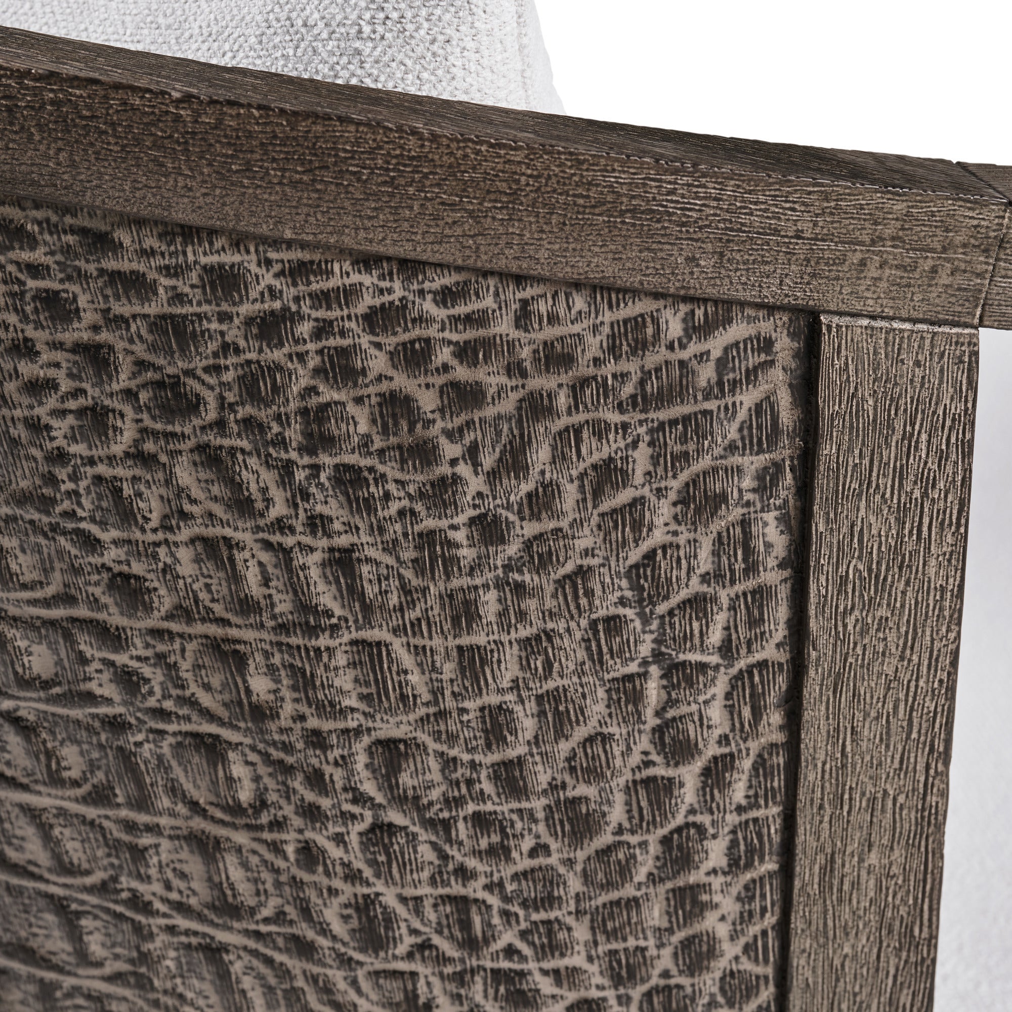 Arteriors Sobek Textured Back Outdoor Lounge Chair