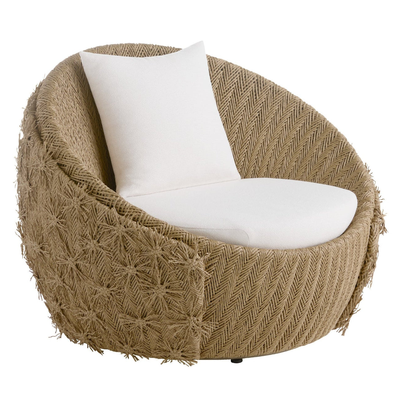 Arteriors Florian Outdoor Swivel Lounge Chair