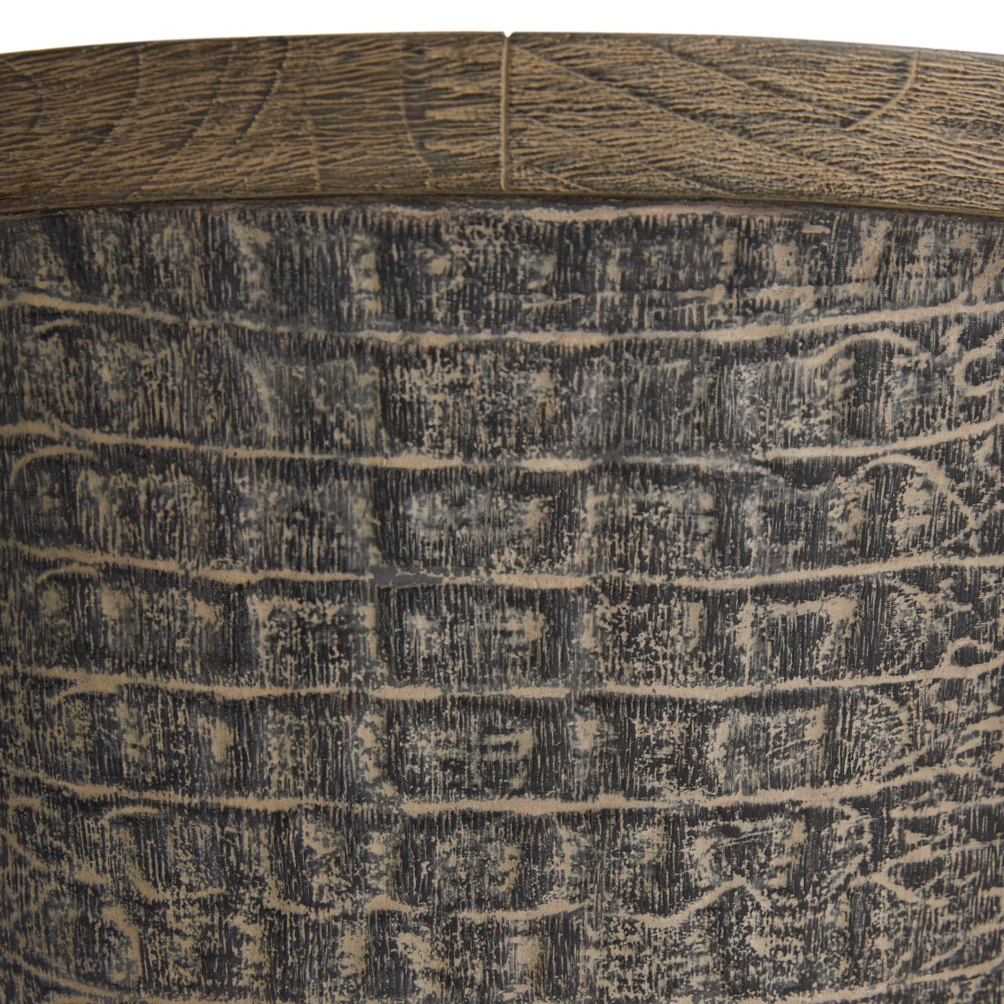 Arteriors Sobek Textured Back Outdoor Dining Chair