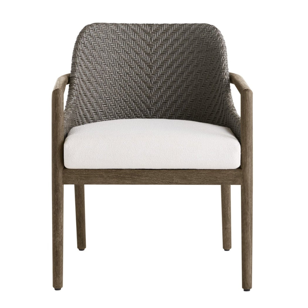 Arteriors Chilton Dark Wash Outdoor Dining Chair