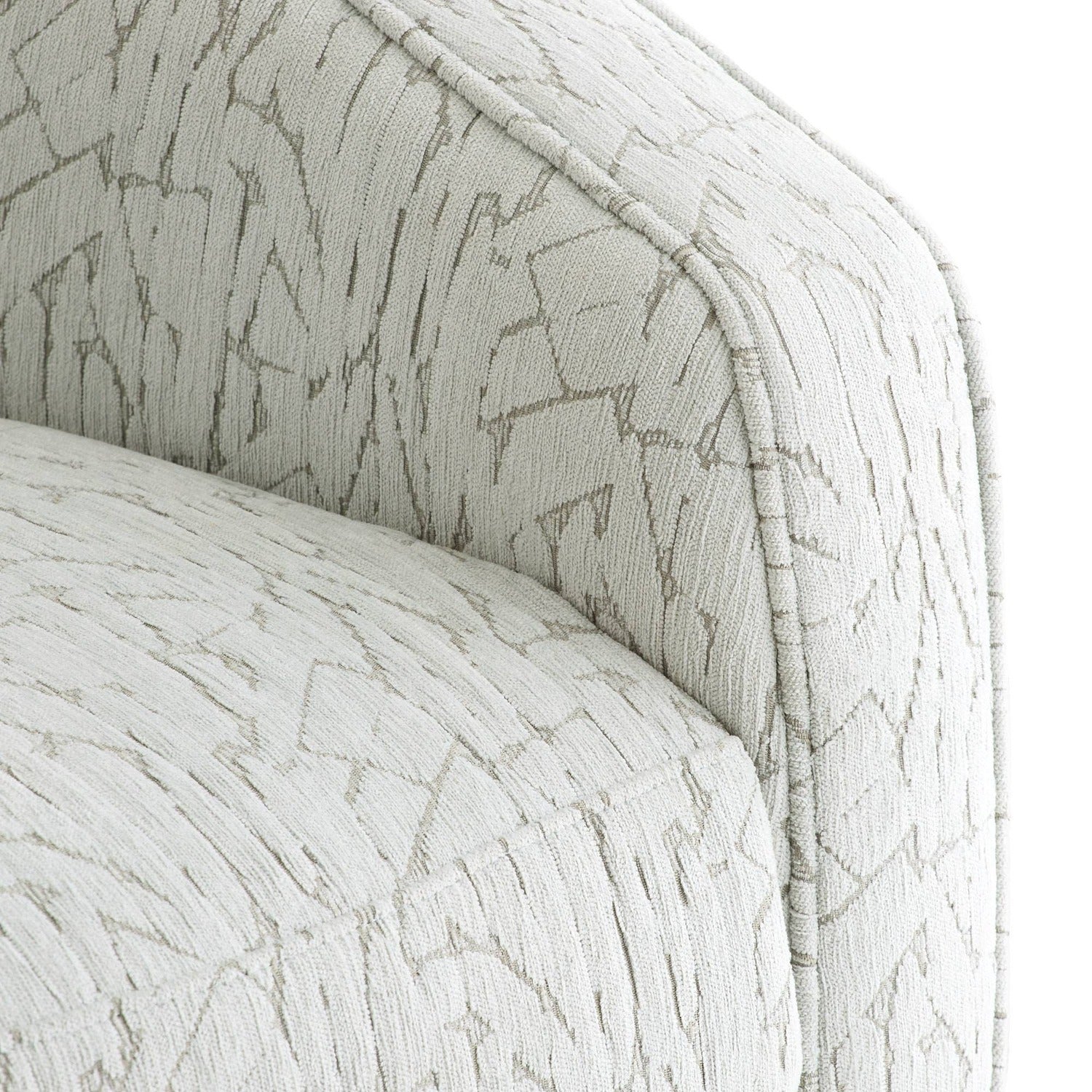 Arteriors Isadora Earl Grey Swivel Chair