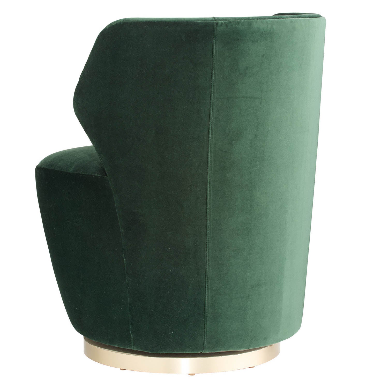 Arteriors Poppy Forest Velvet Champagne Swivel Chair