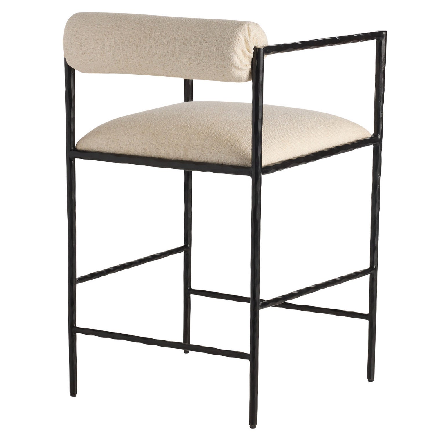 Arteriors Barbana Oxford White Counter Stool