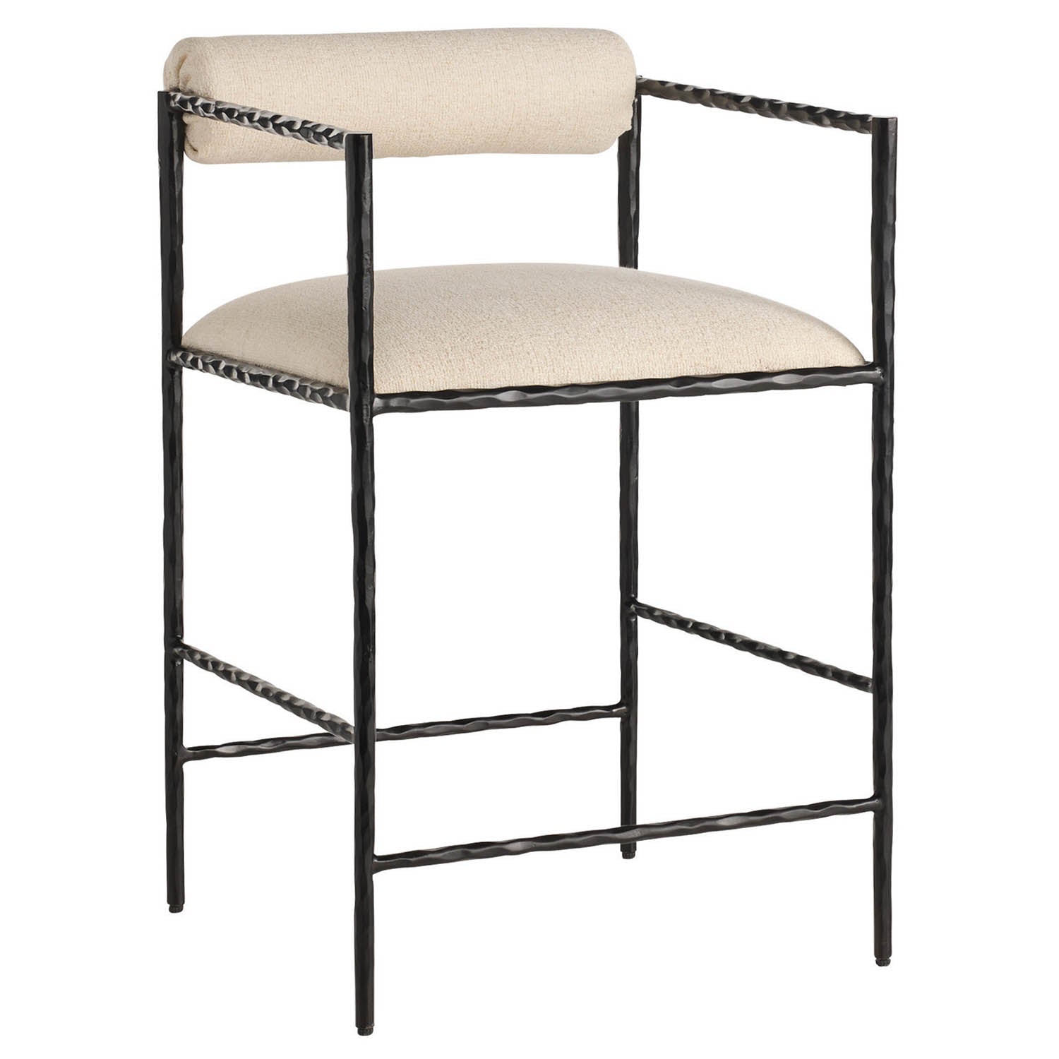 Arteriors Barbana Oxford White Counter Stool
