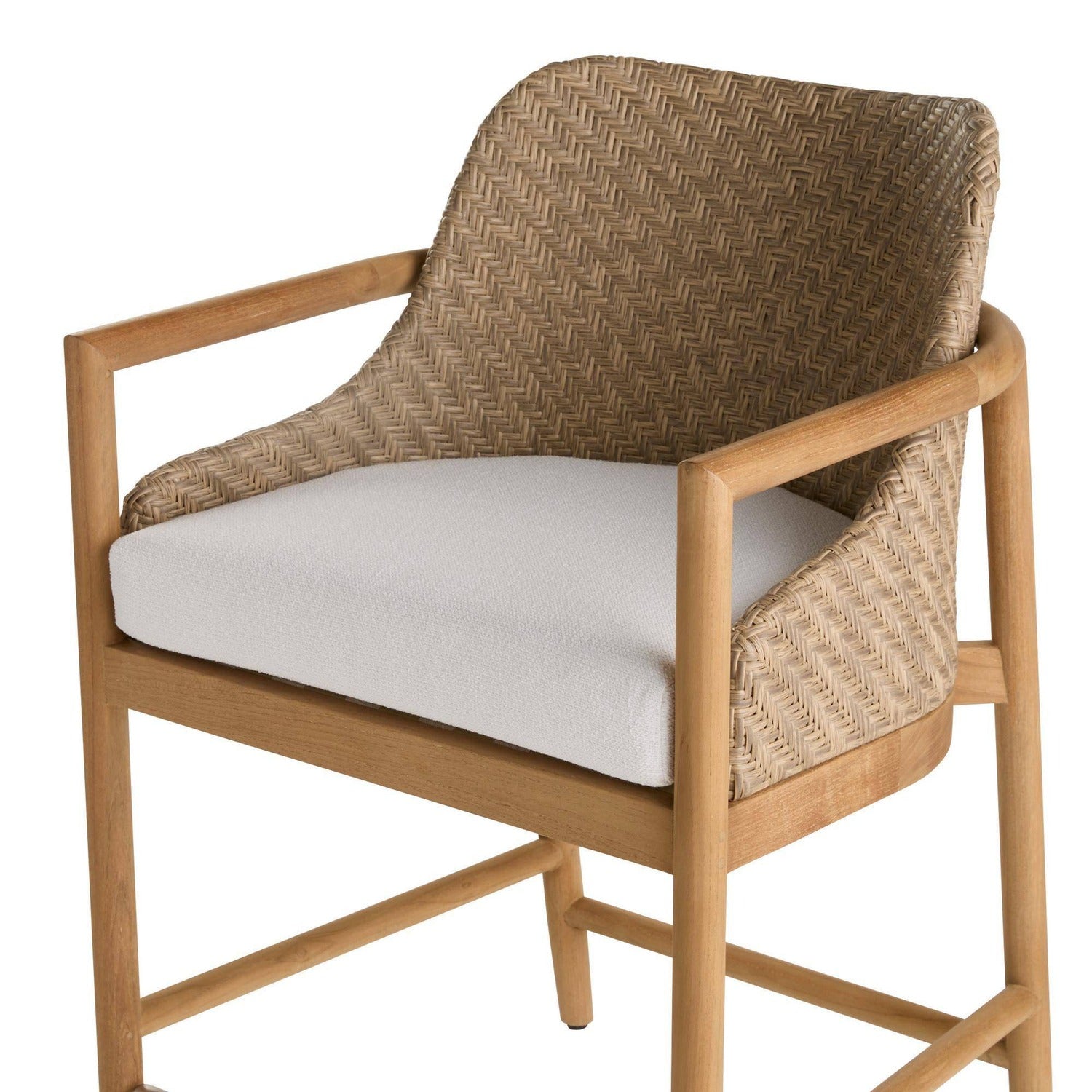 Arteriors Chilton Neutral Outdoor Counter Stool