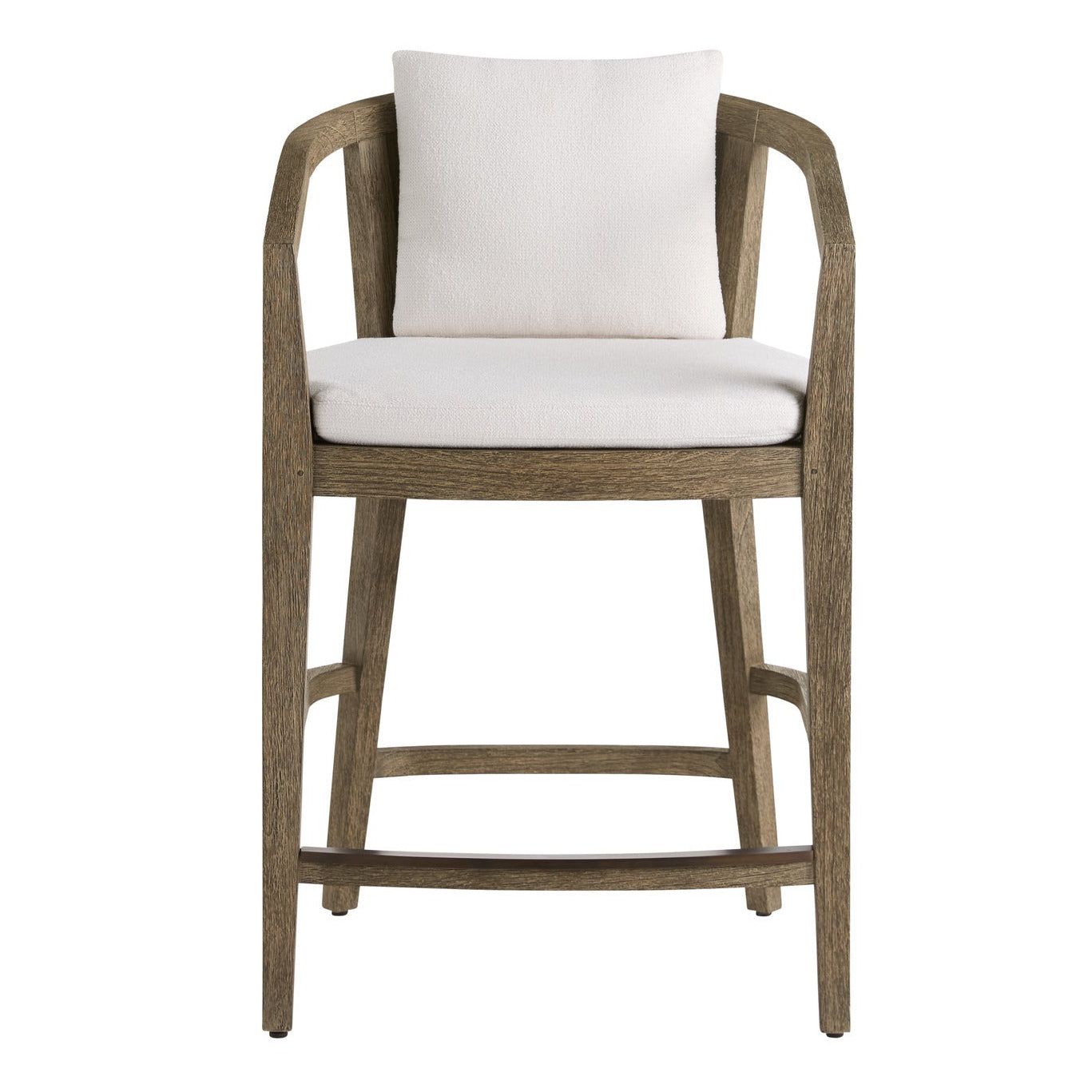 Arteriors Sobek Textured Back Outdoor Counter Stool