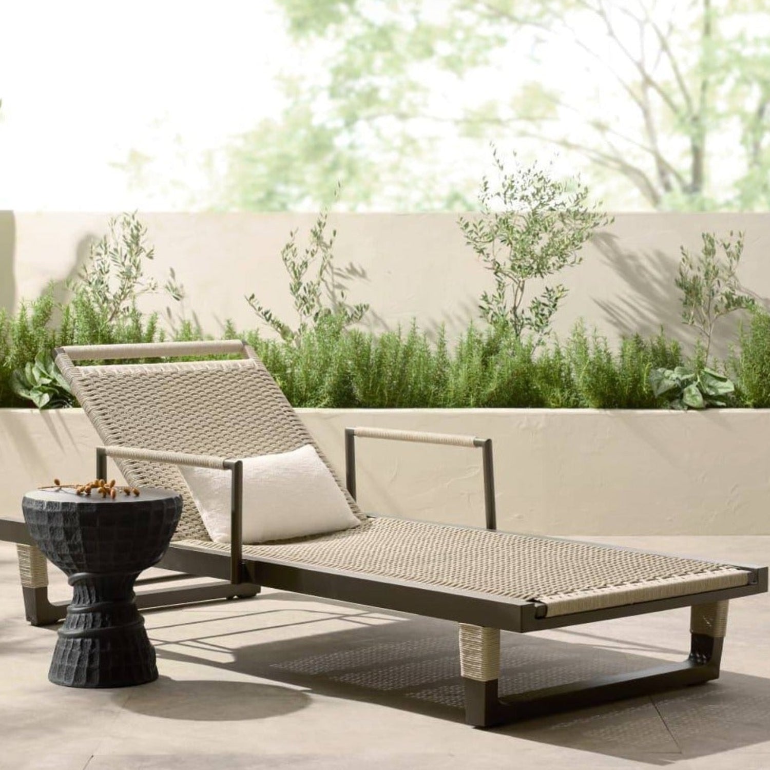 Arteriors Daytona Armed Outdoor Chaise