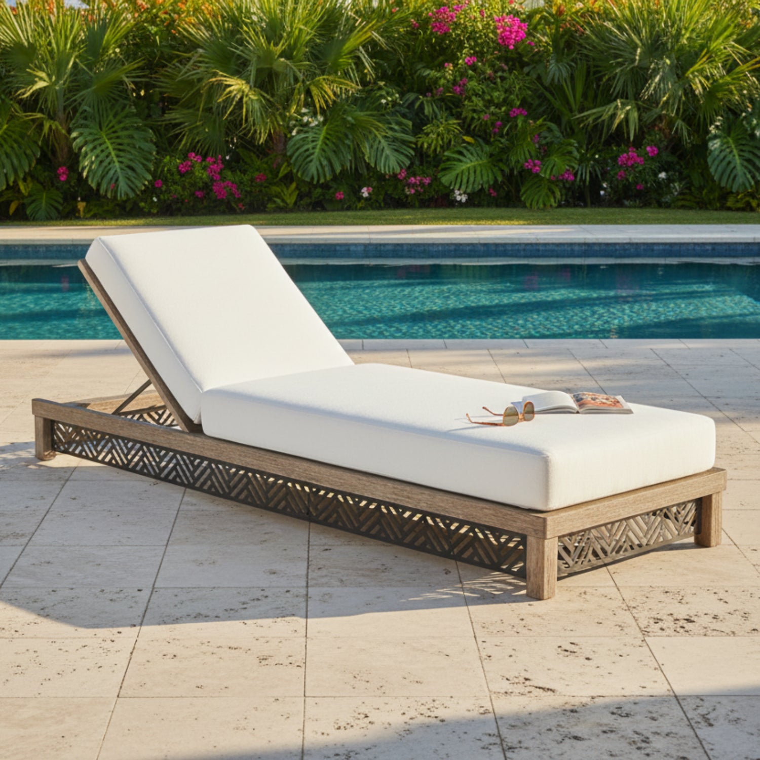 Arteriors Emoto Outdoor Chaise