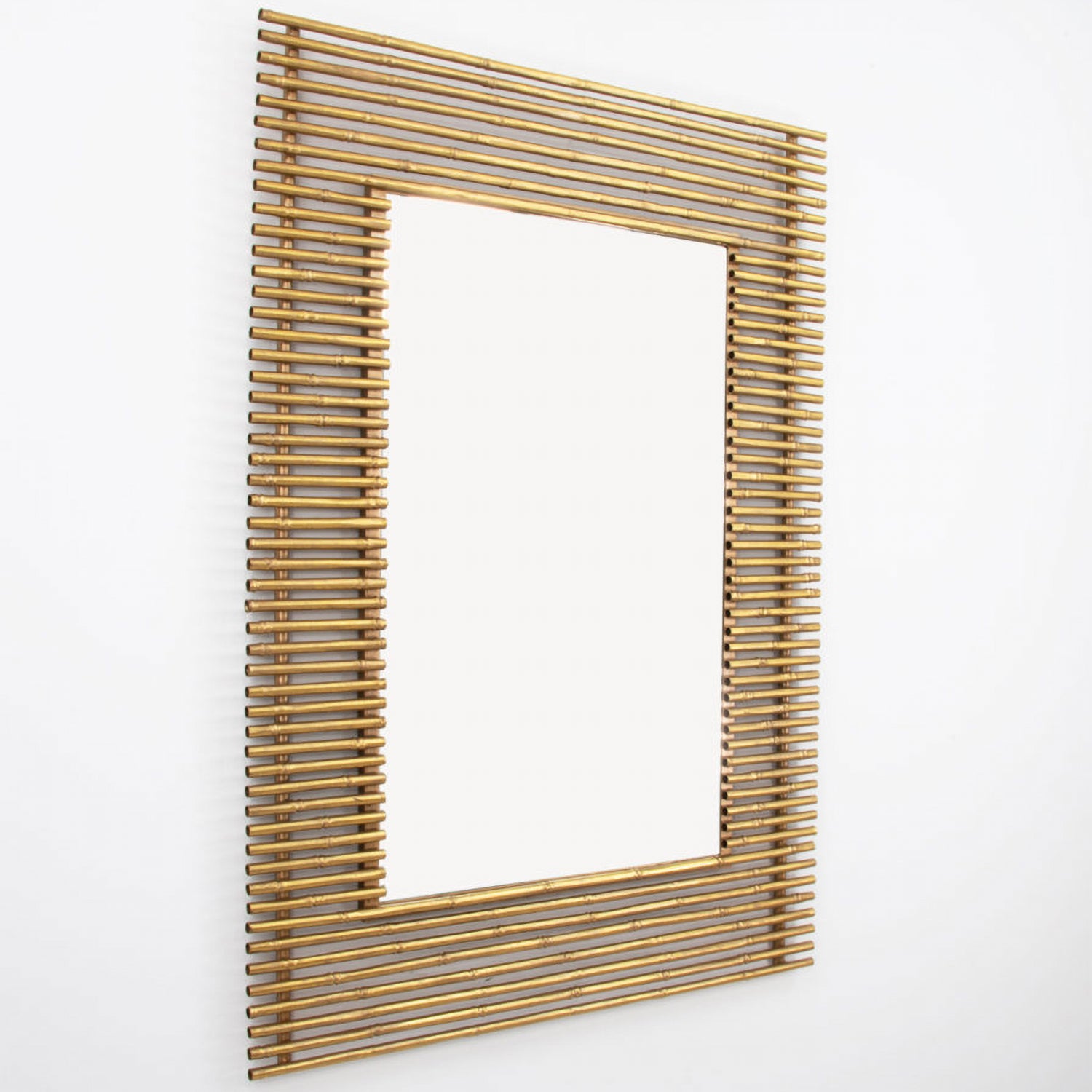 Gold Bamboo Wall Mirror