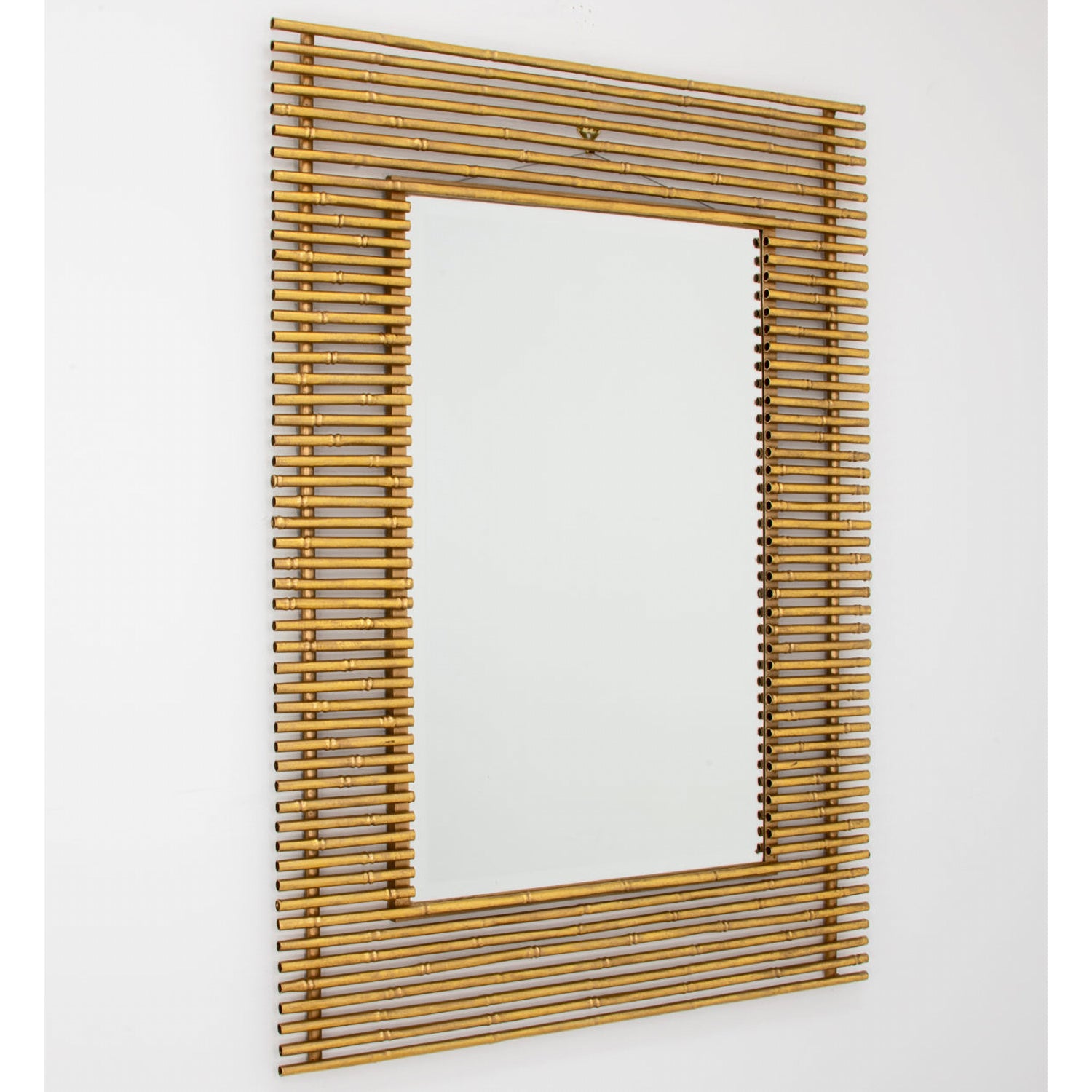Gold Bamboo Wall Mirror