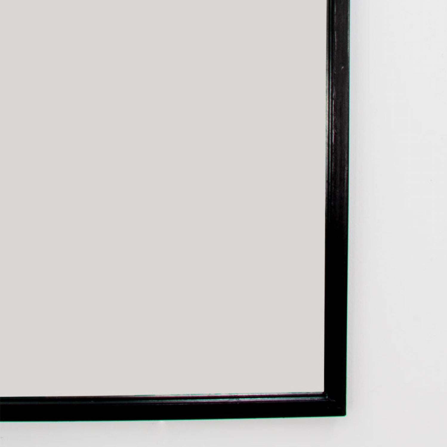 Metal Scalloped Corner Wall Mirror