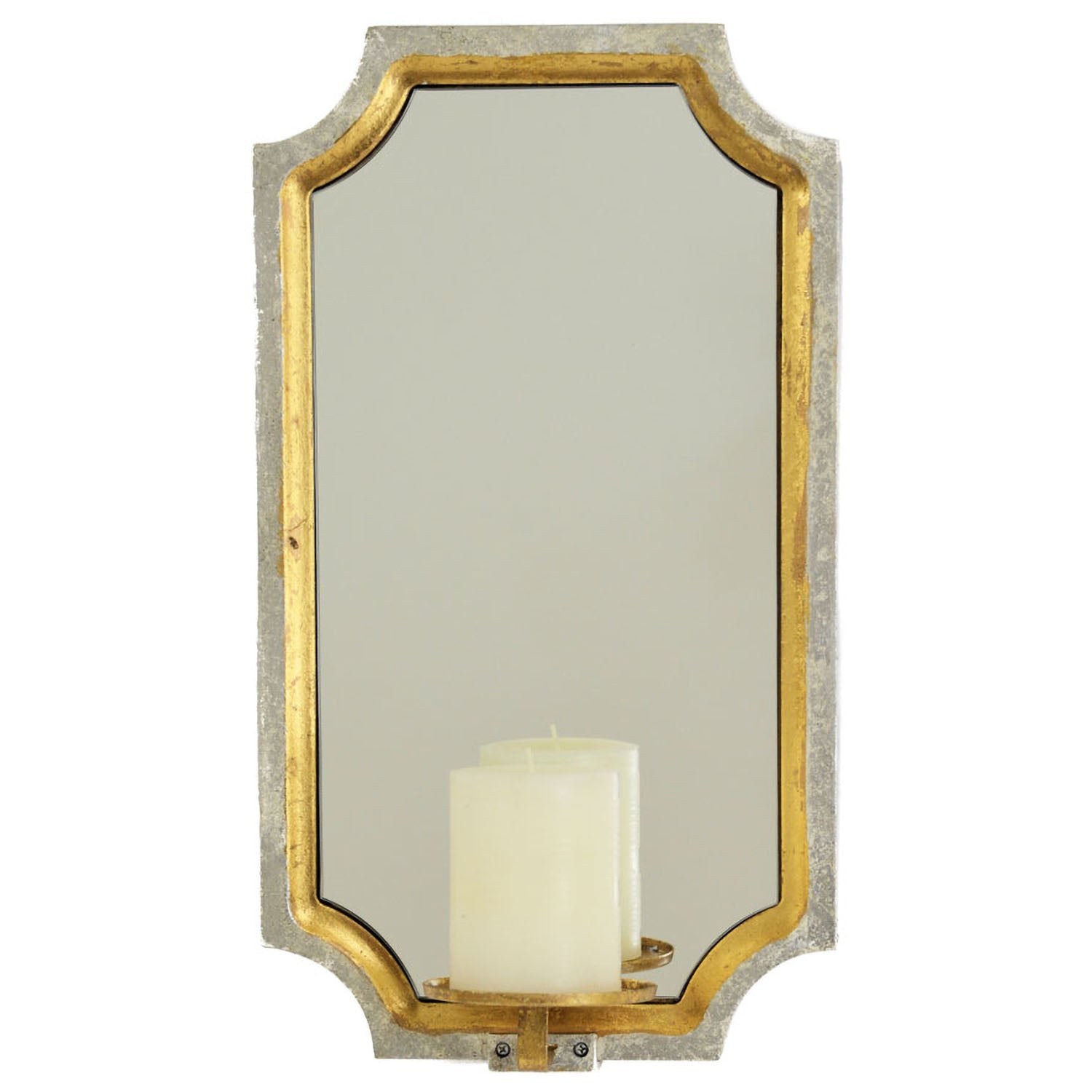 Scalloped Candle Wall Sconce