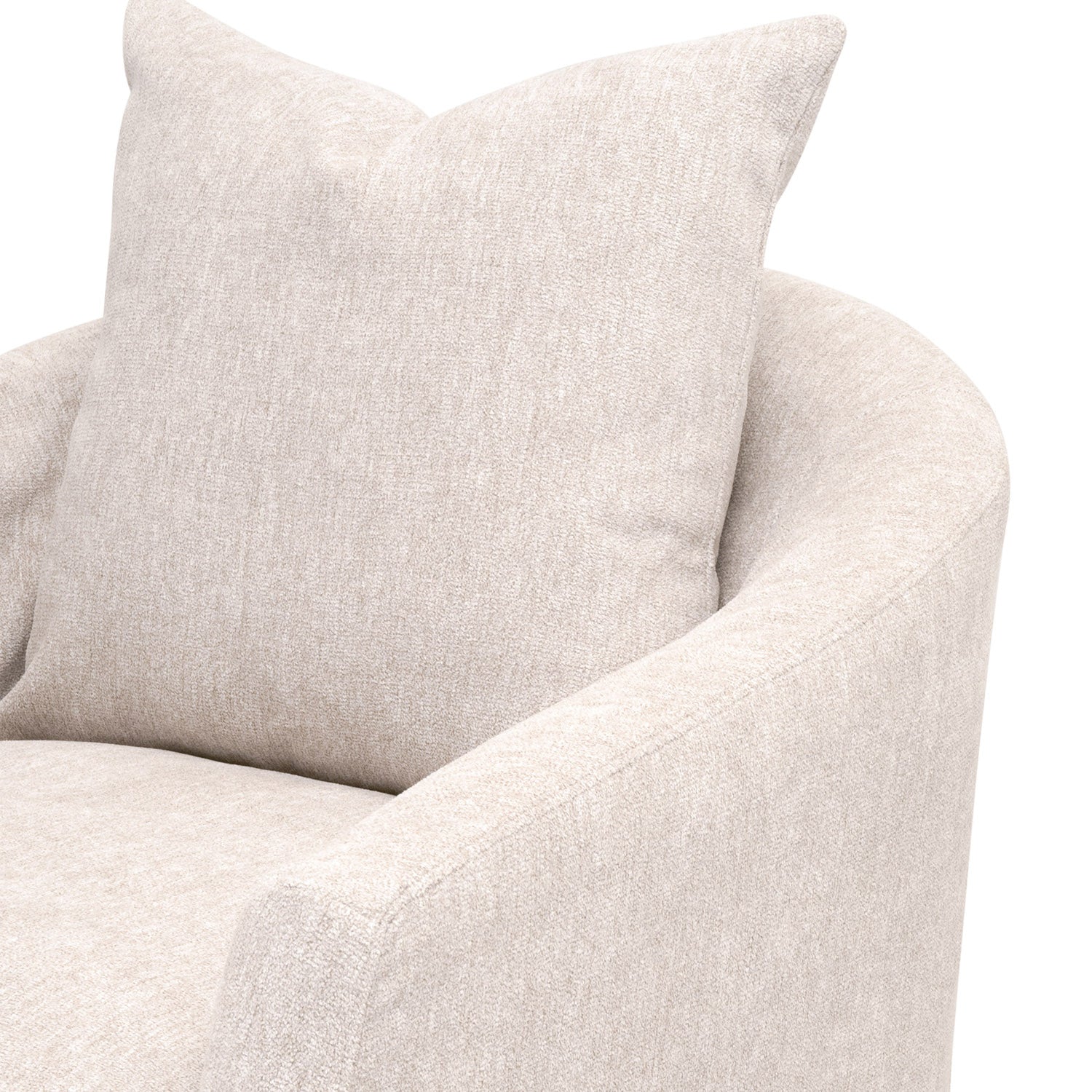 Faye Slipcover Swivel Club Chair