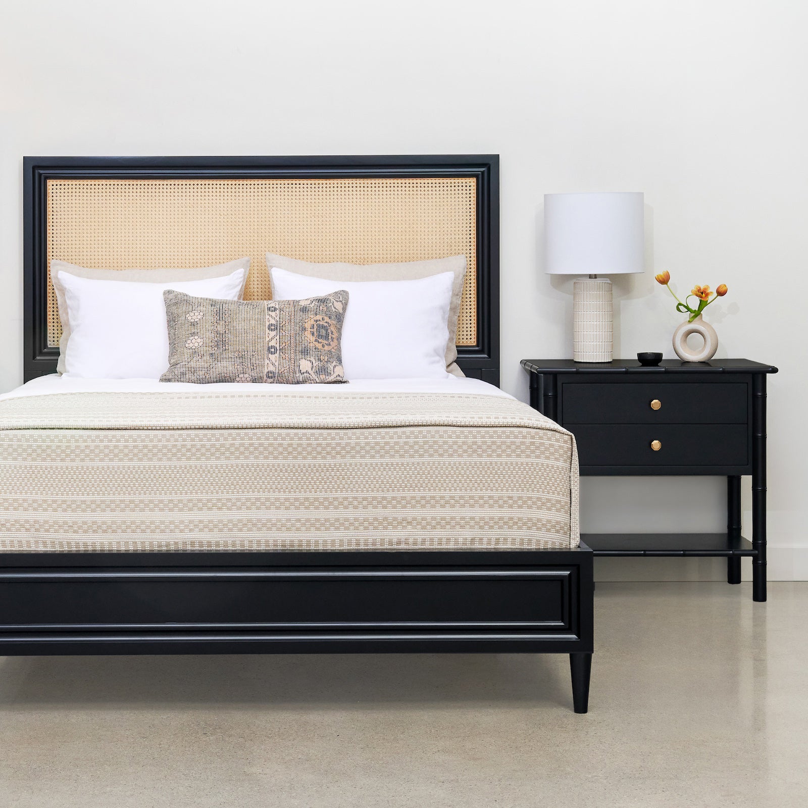 Redford House Felix Cane Luxe Bed