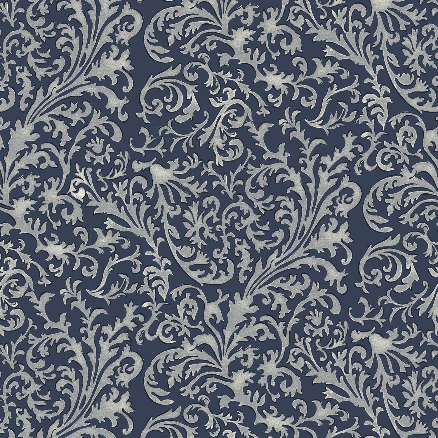 Mitchell Black Florentine Vine Wallpaper