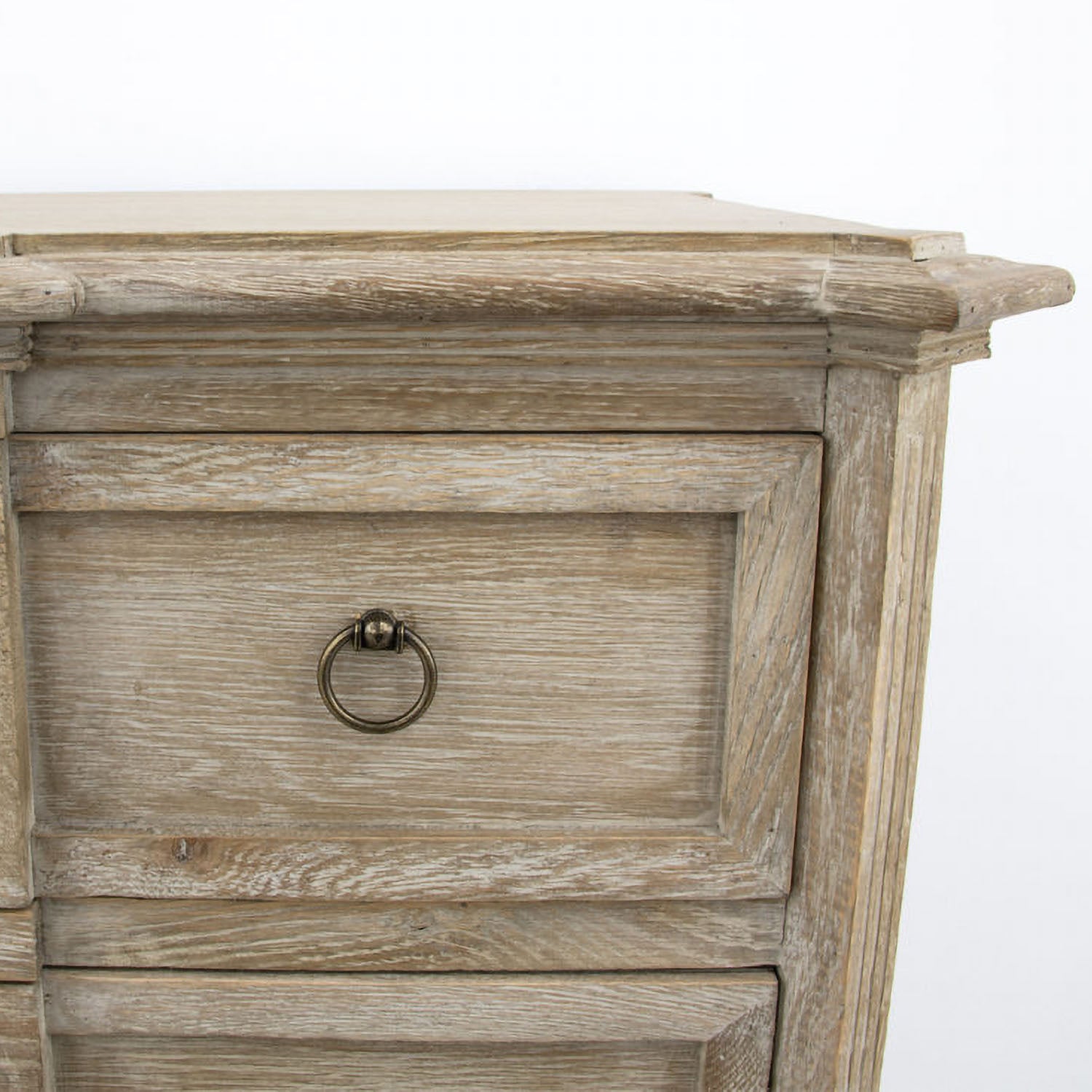 Fluted Three Drawer Accent Chest