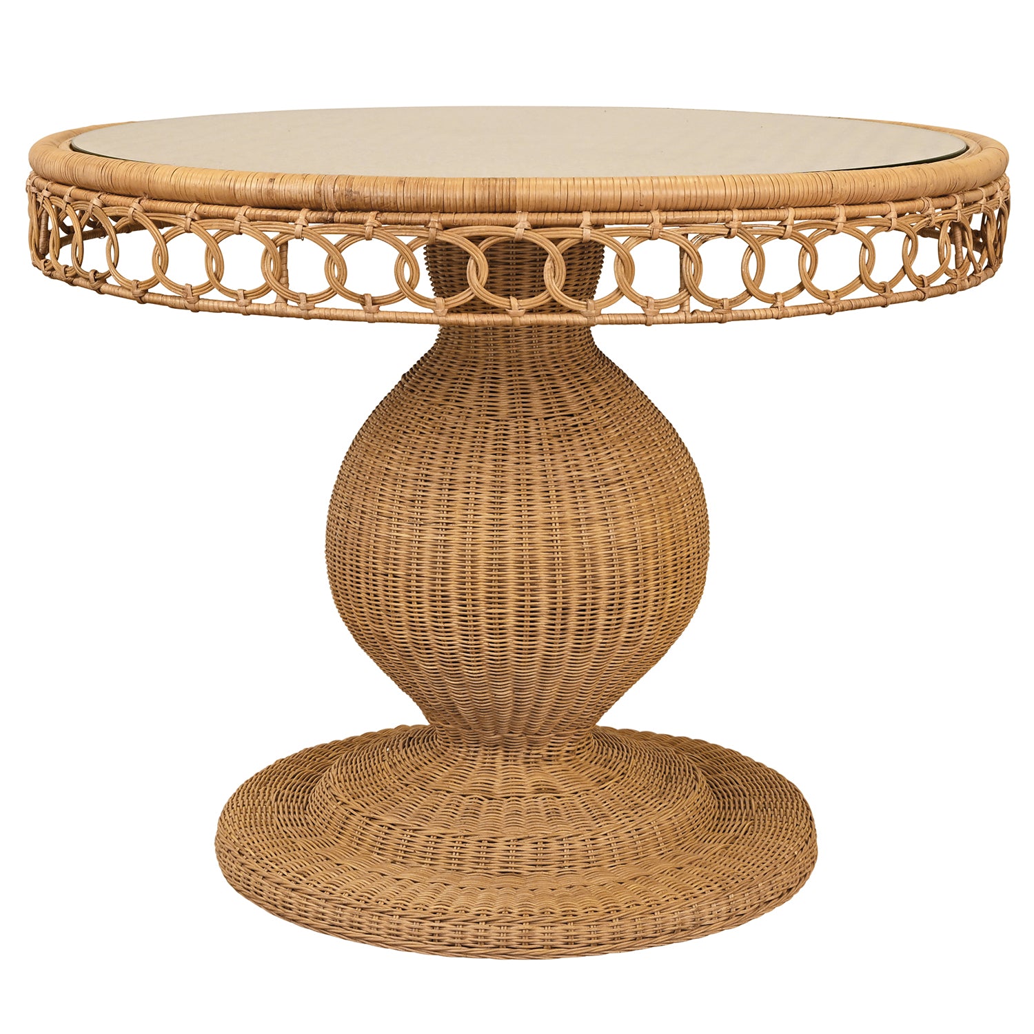 Worlds Away Gabrielle 40 Pedestal Dining Table