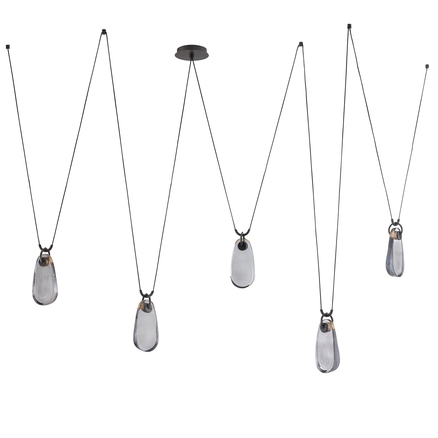 Arteriors Melt Bronze Chandelier