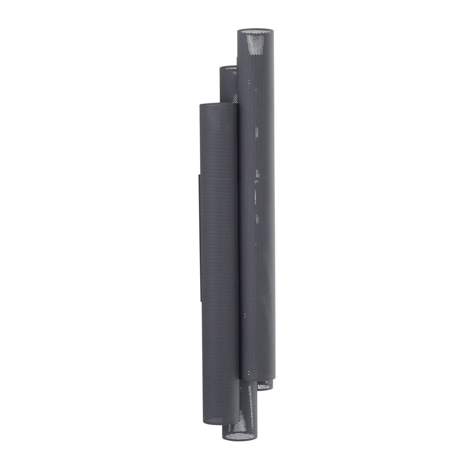 Arteriors Punch Marine Grade Matte Black Oversized Outdoor Wall Sconce