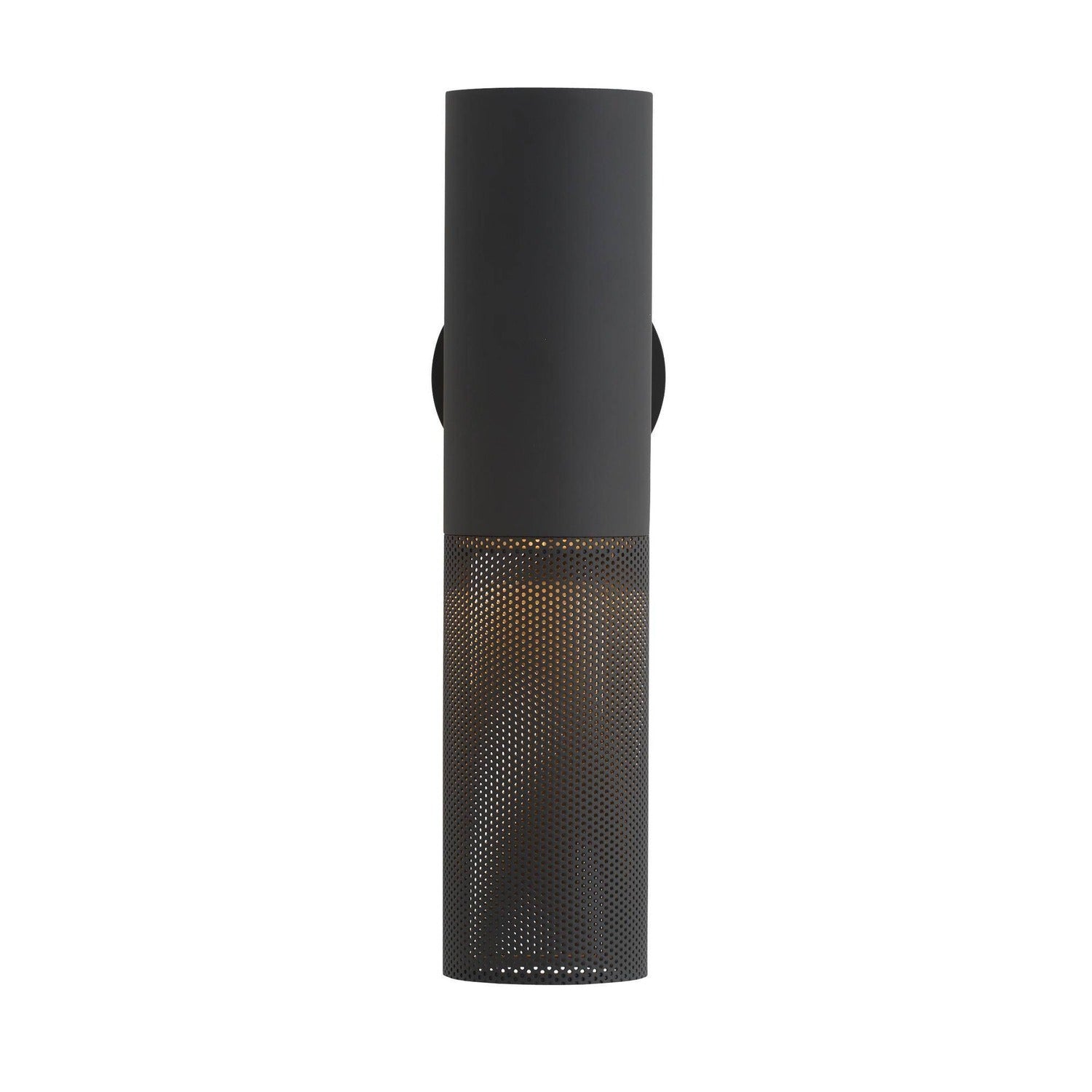 Arteriors Punch Marine Grade Matte Black Small Outdoor Wall Sconce