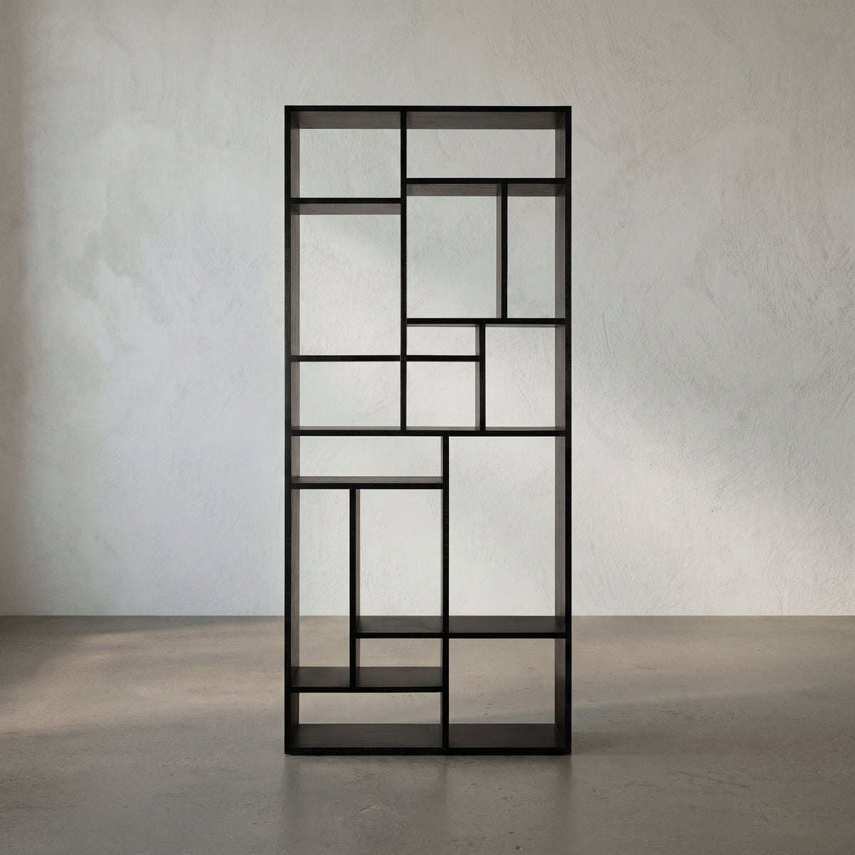 Noir Malic Black Walnut Shelf