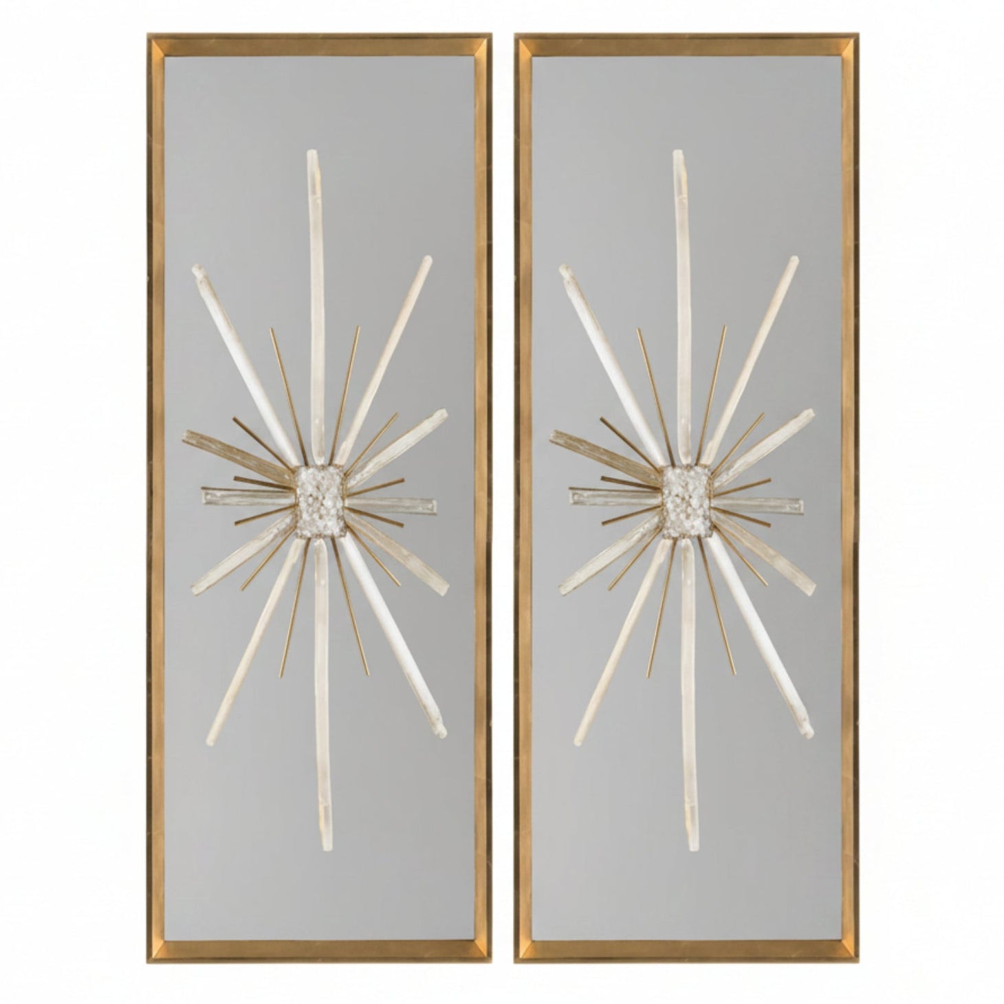 John Richard North Star Wall Mirror Decor Set of 2