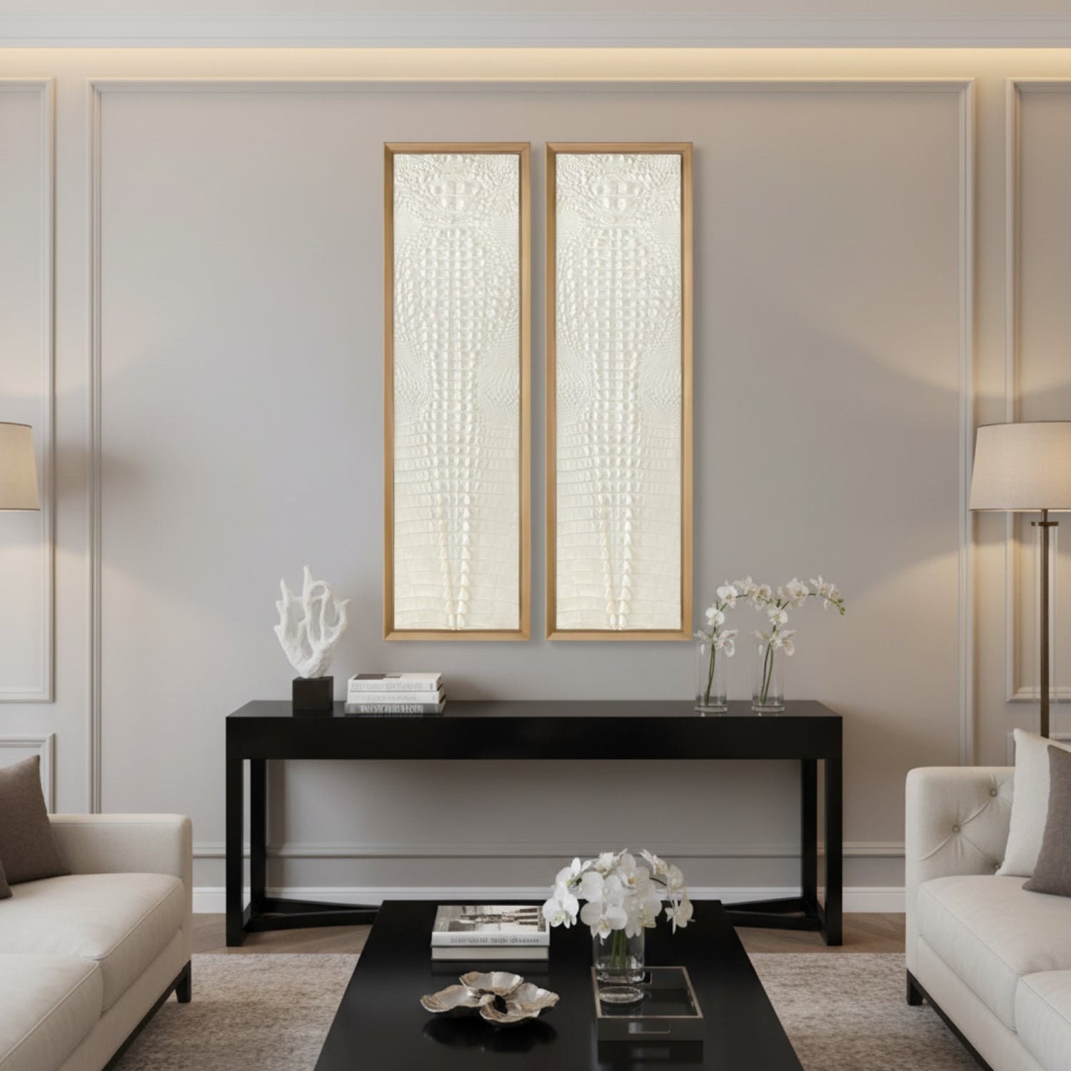 John Richard Kano Wall Panel Set of 2